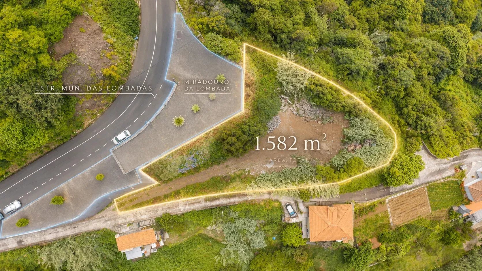 Terreno à venda em Ponta Delgada, 1582 m²