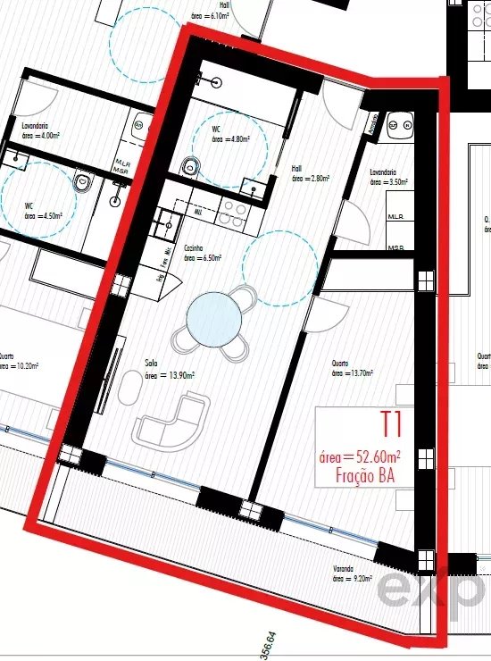 Apartamento à venda em Freamunde, 53 m²