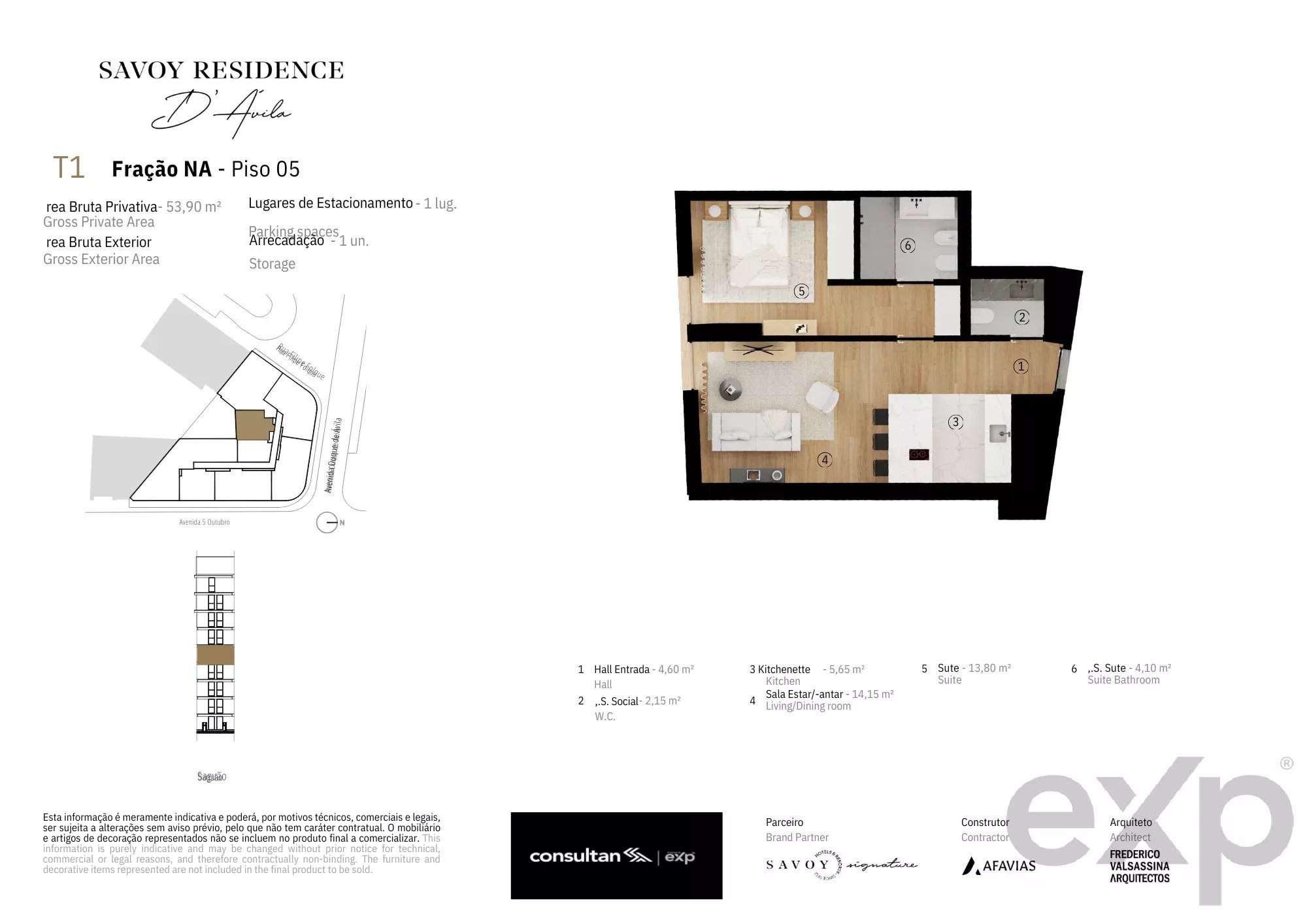 Apartment T1, 5th October Avenue, Lisbon 87175479 image 7