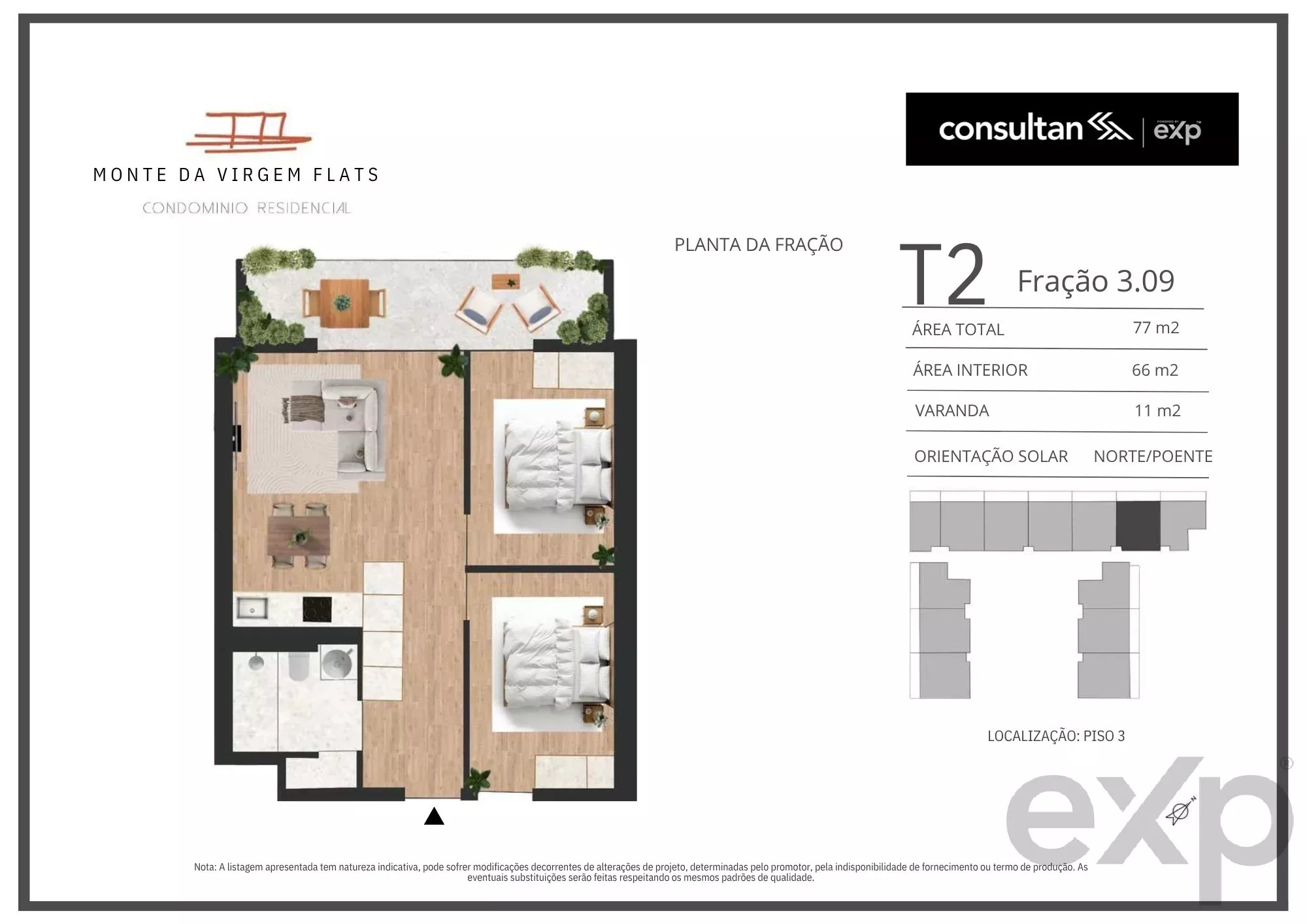 Apartamento T2 - Vila Nova de Gaia - PORTO