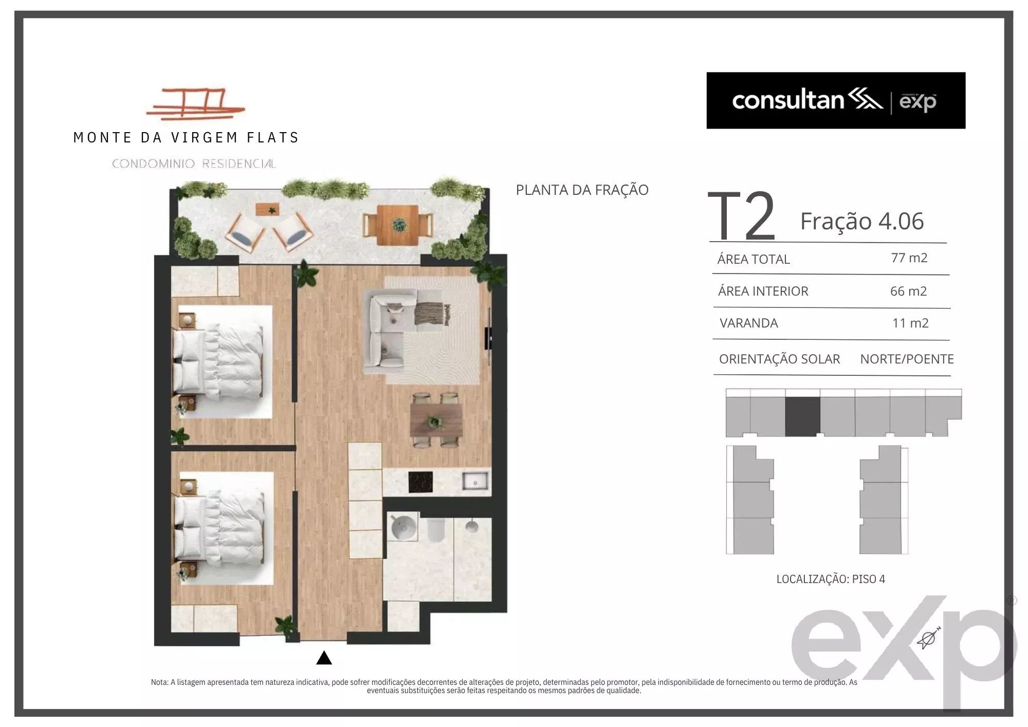 Apartamento T2 - Vila Nova de Gaia - PORTO