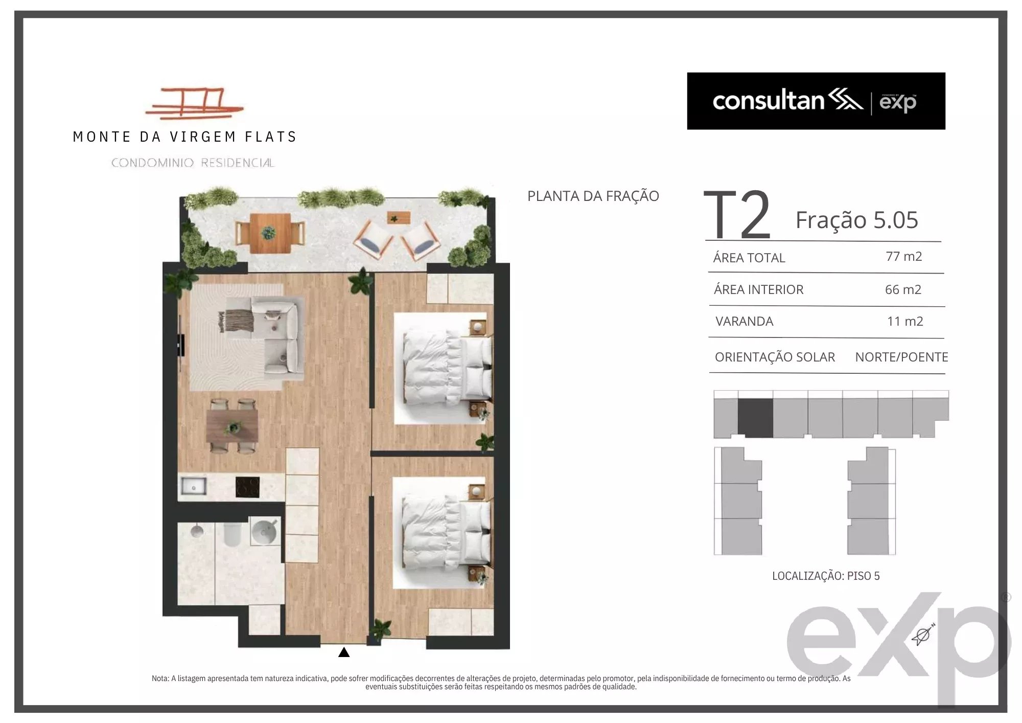 Apartamento T2 - Vila Nova de Gaia - PORTO