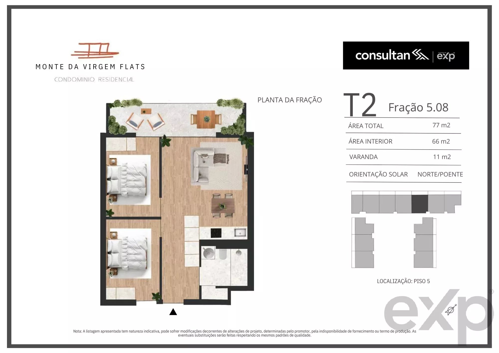 Apartamento T2 - Vila Nova de Gaia - PORTO