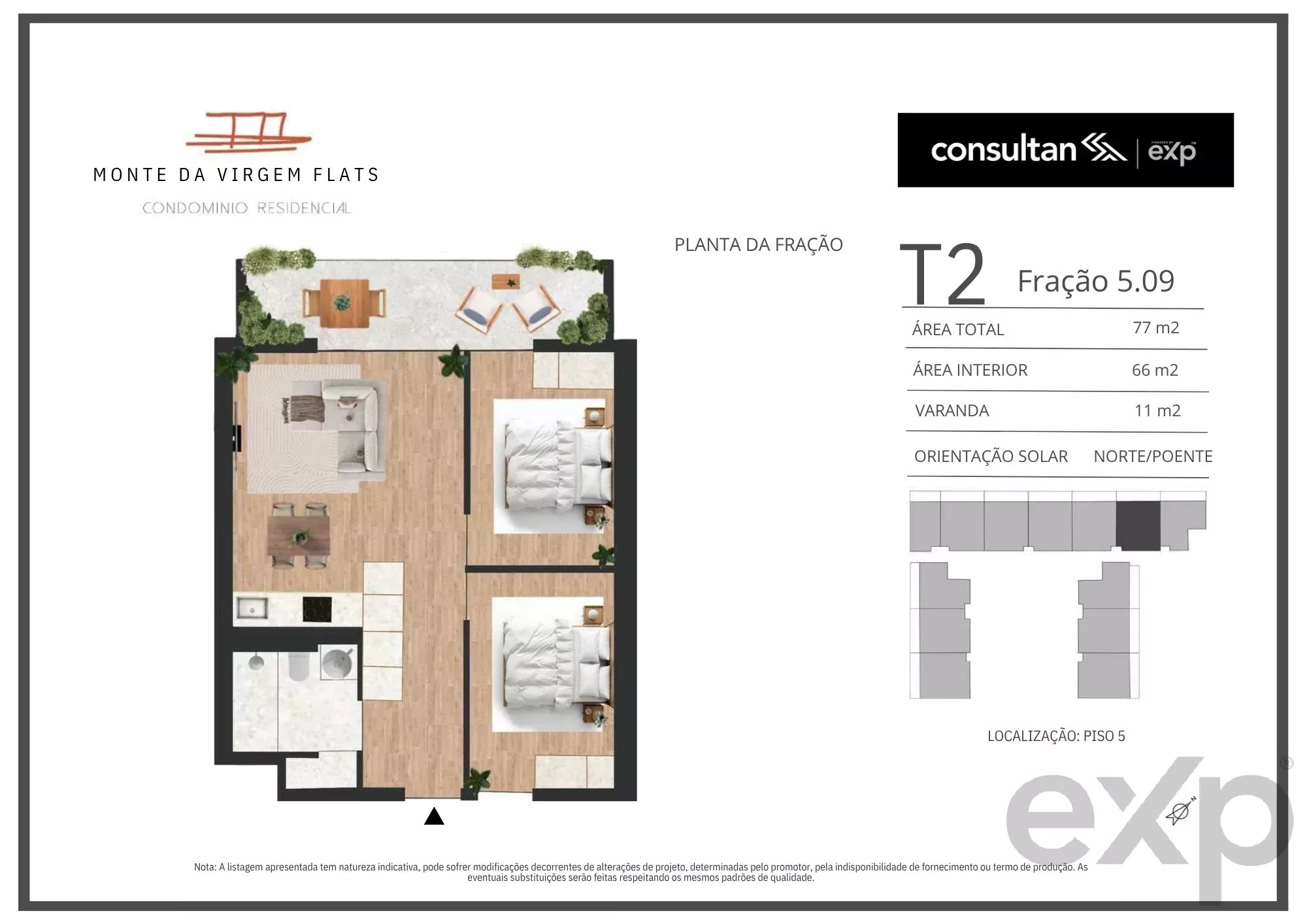 Apartamento T2 - Vila Nova de Gaia - PORTO