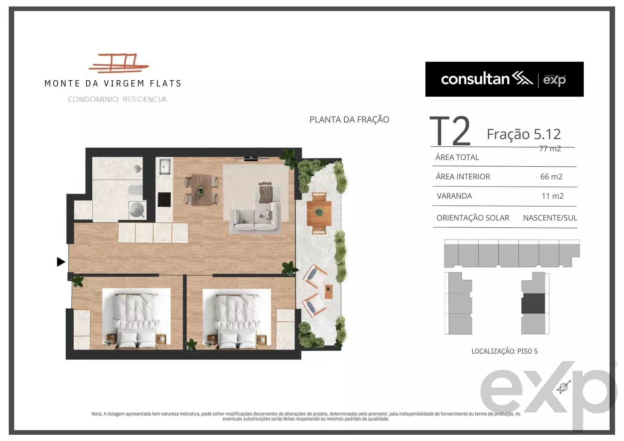 Apartamento T2 - Vila Nova de Gaia - PORTO