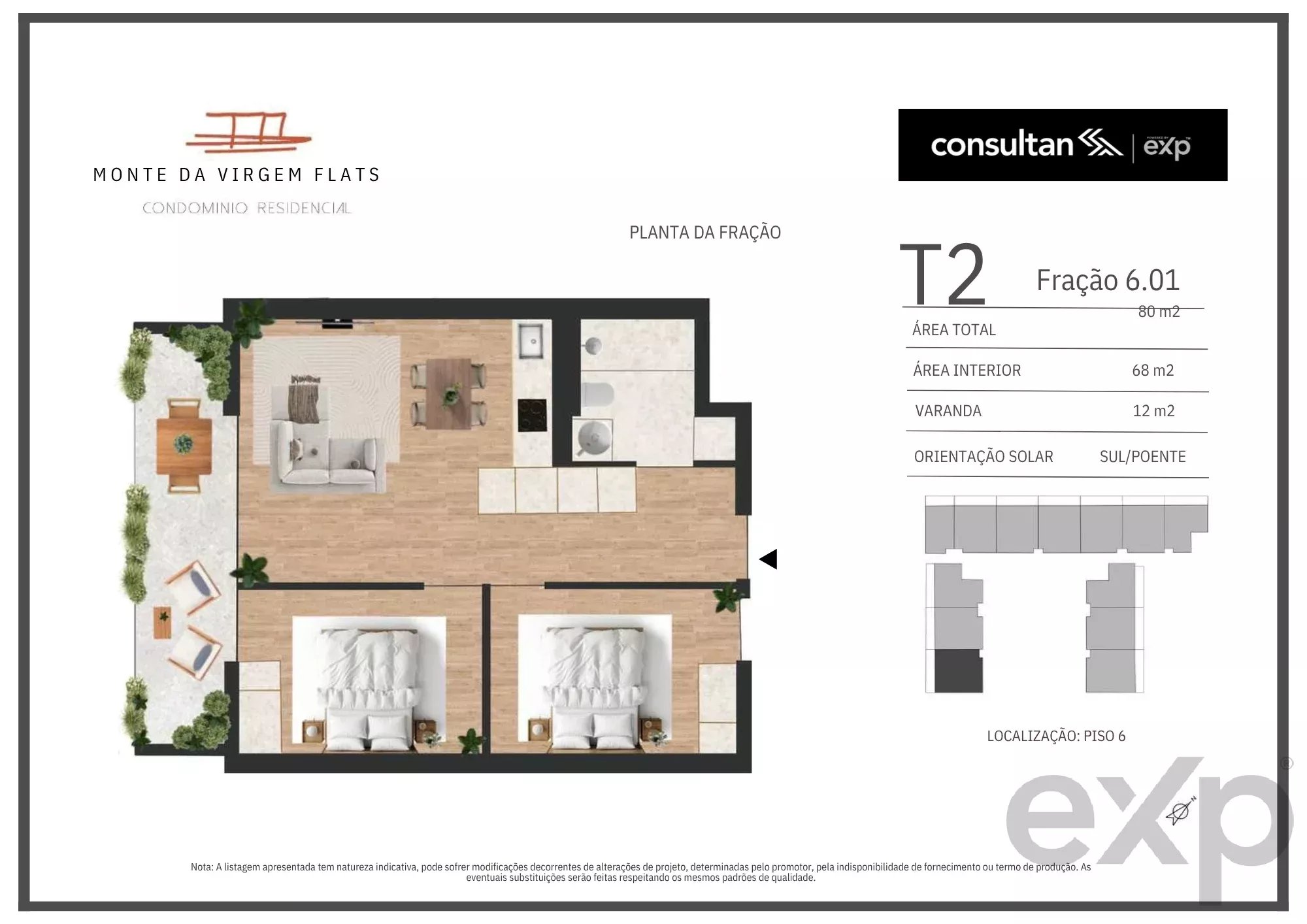 Apartamento T2 - Vila Nova de Gaia - PORTO