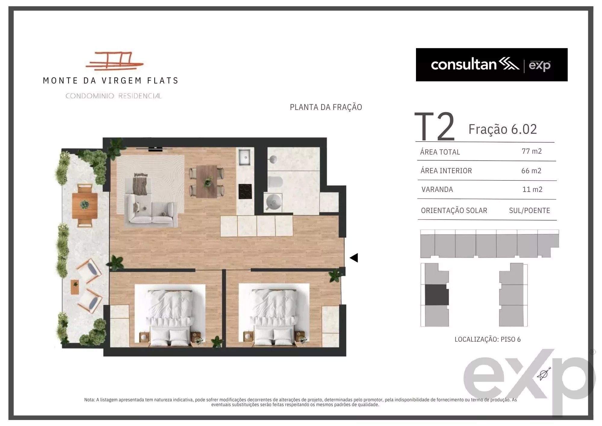Apartamento T2 - Vila Nova de Gaia - PORTO