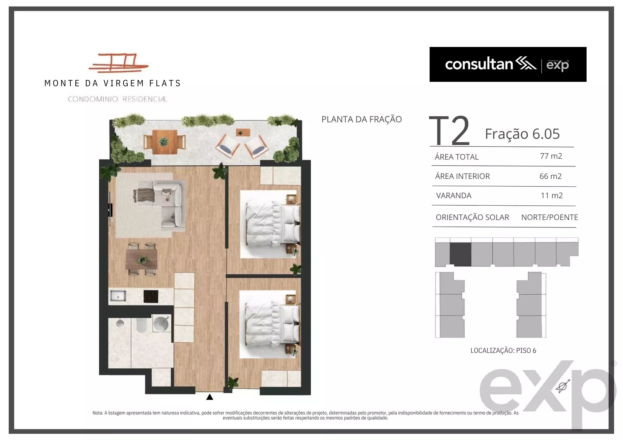 Apartamento T2 - Vila Nova de Gaia - PORTO