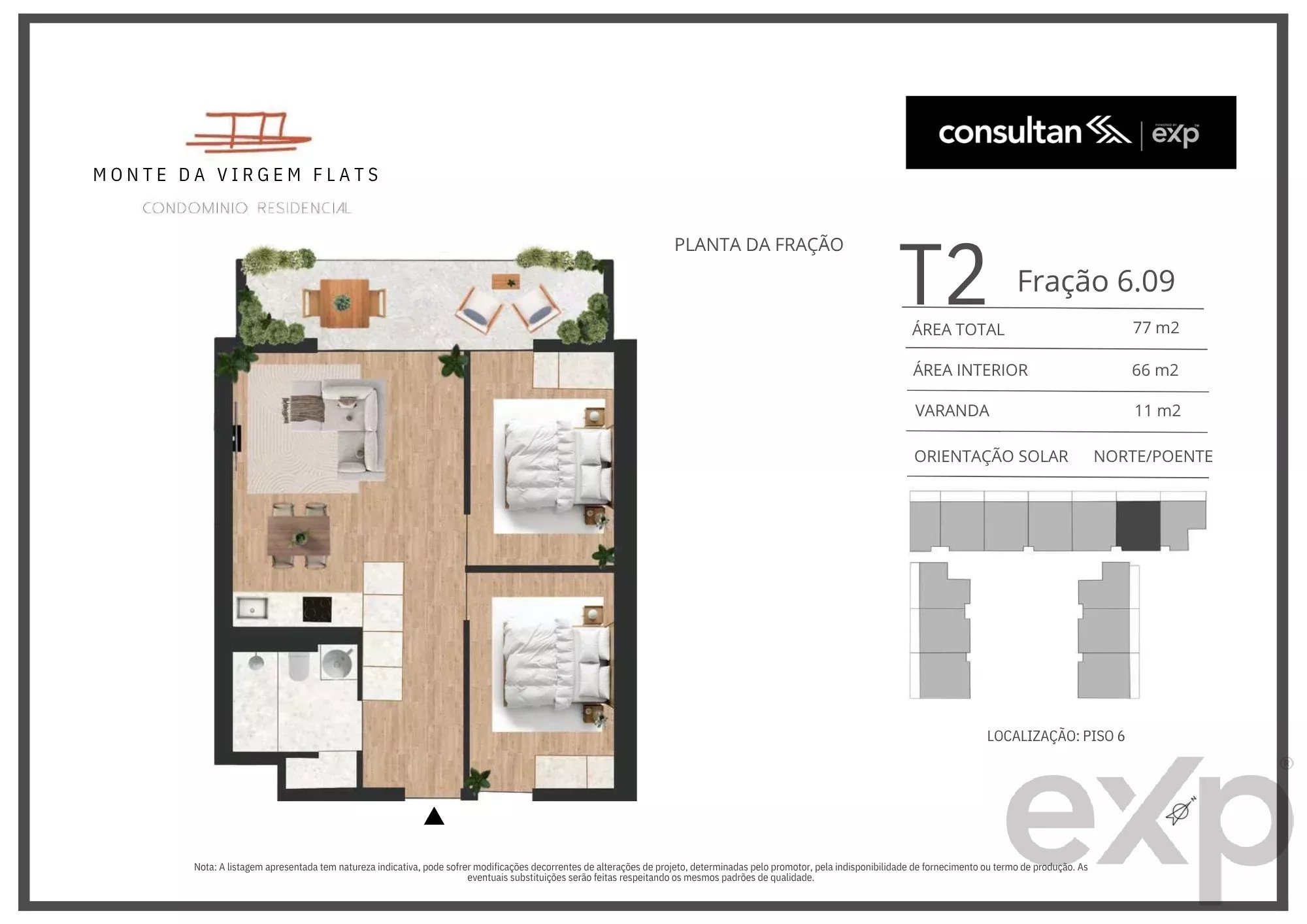 Apartamento T2 - Vila Nova de Gaia - PORTO