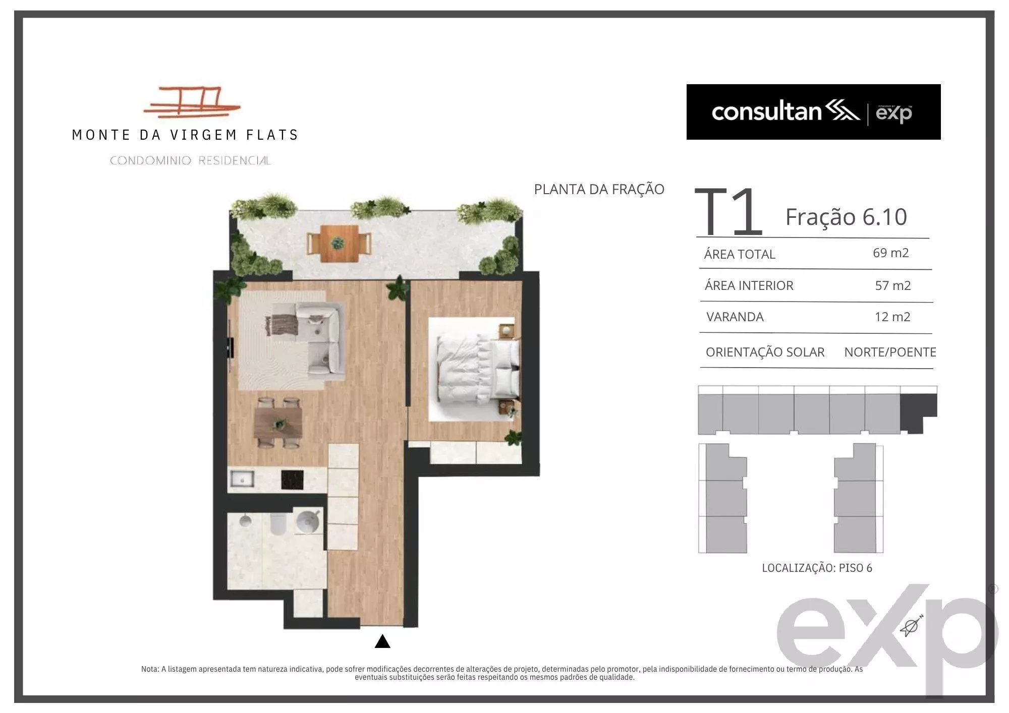 Apartamento T1 - Vila Nova de Gaia - PORTO