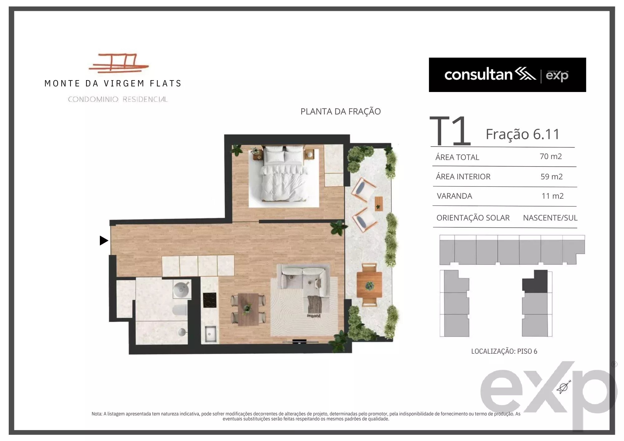 Apartamento T1 - Vila Nova de Gaia - PORTO