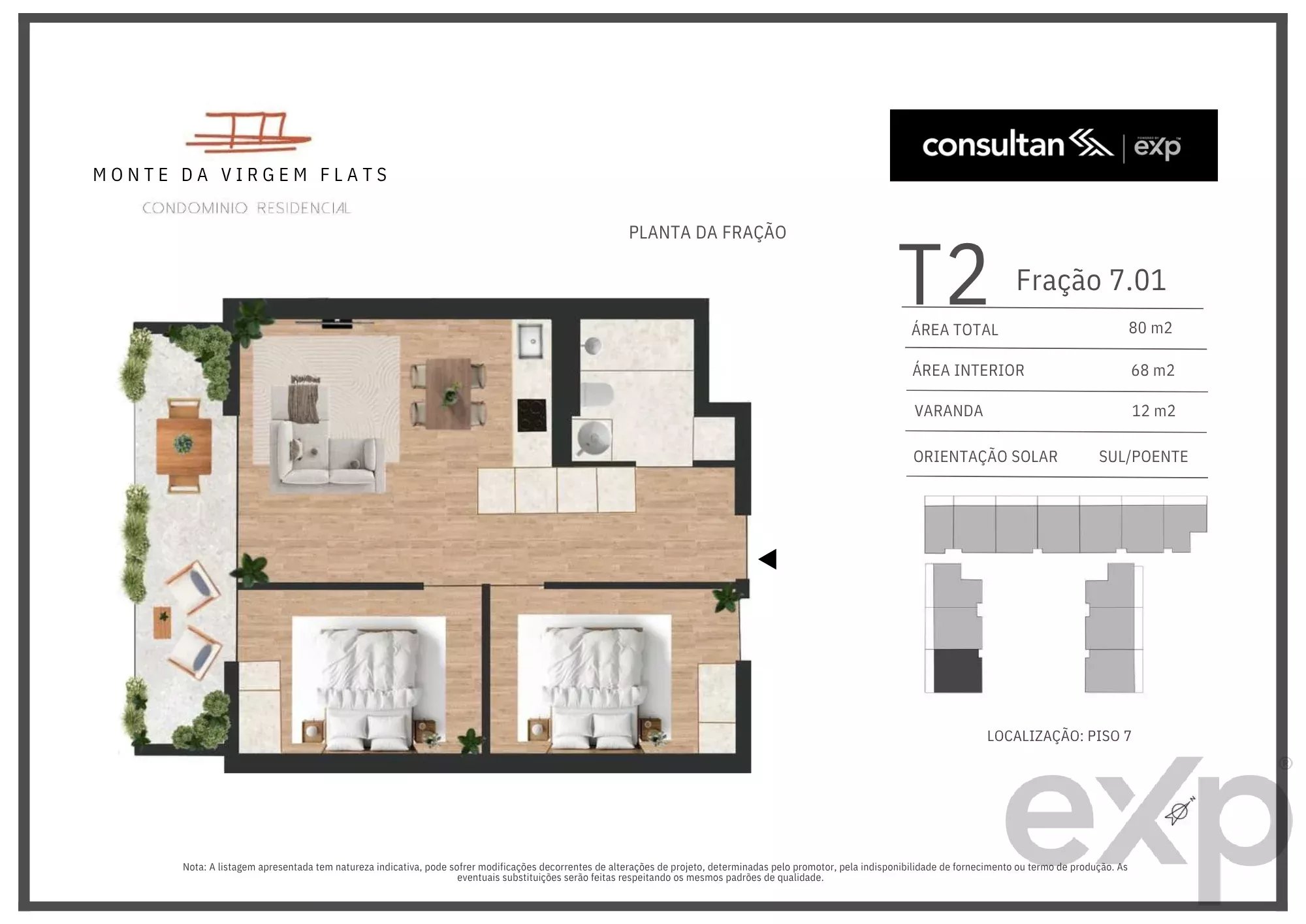Apartamento T2 - Vila Nova de Gaia - PORTO