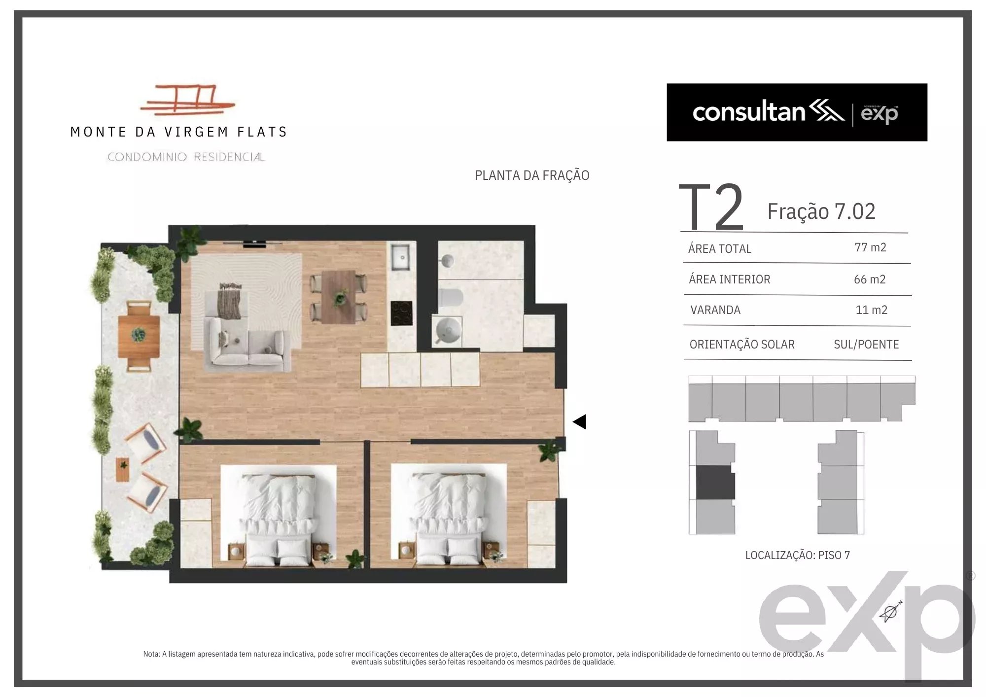 Apartamento T2 - Vila Nova de Gaia - PORTO