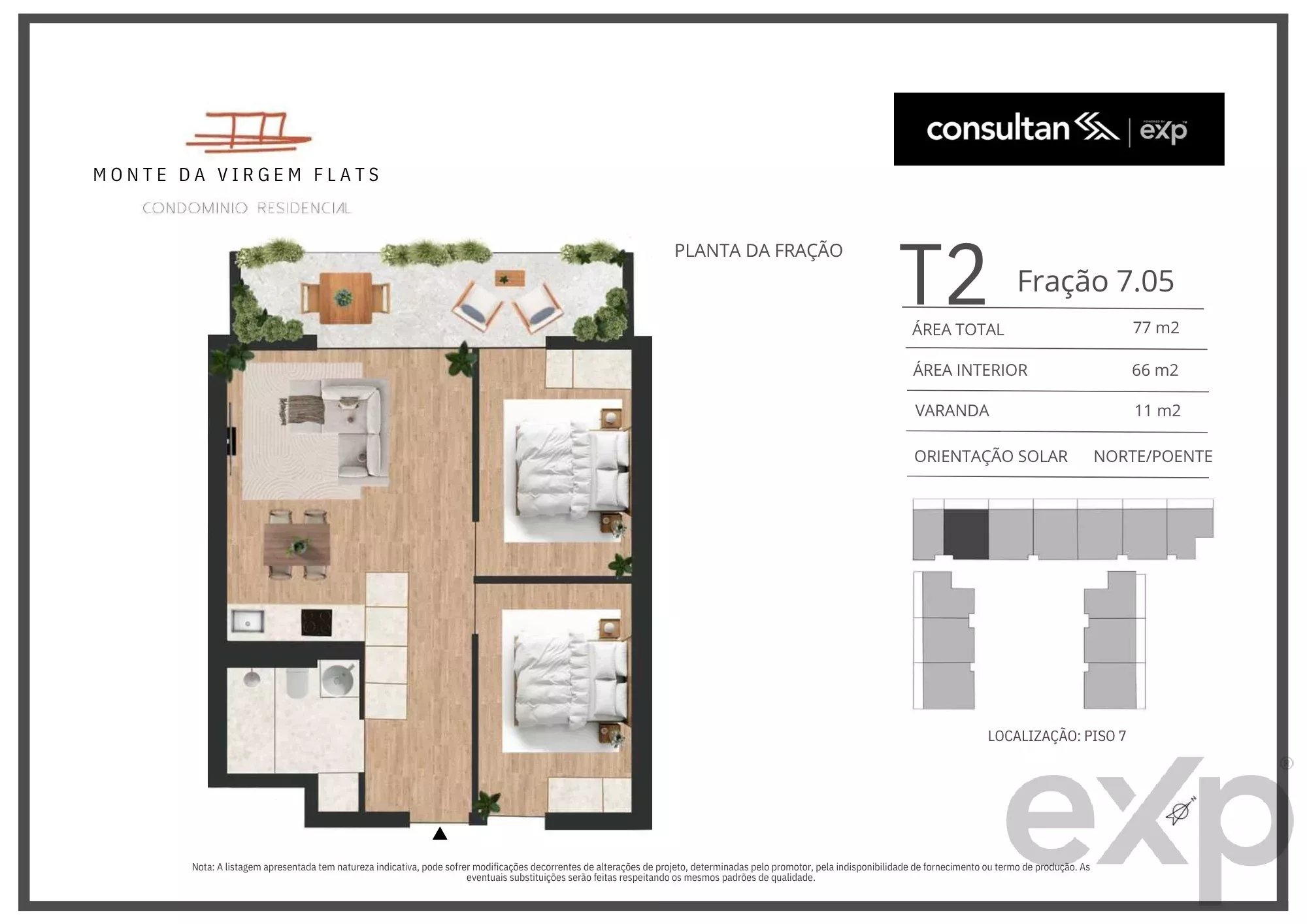 Apartamento T2 - Vila Nova de Gaia - PORTO