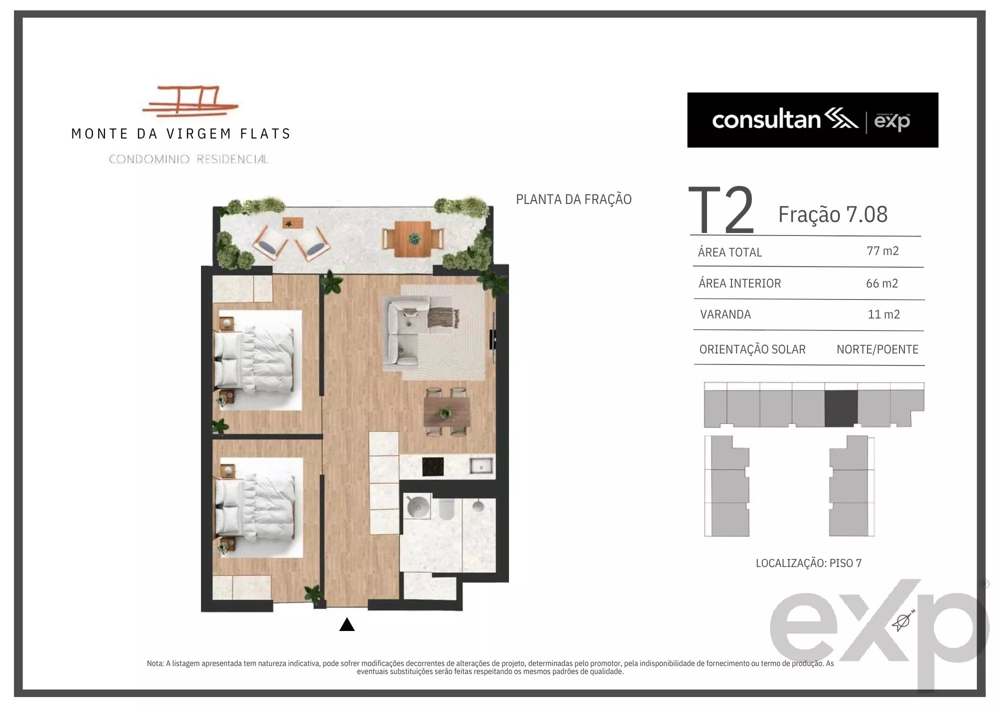 Apartamento T2 - Vila Nova de Gaia - PORTO