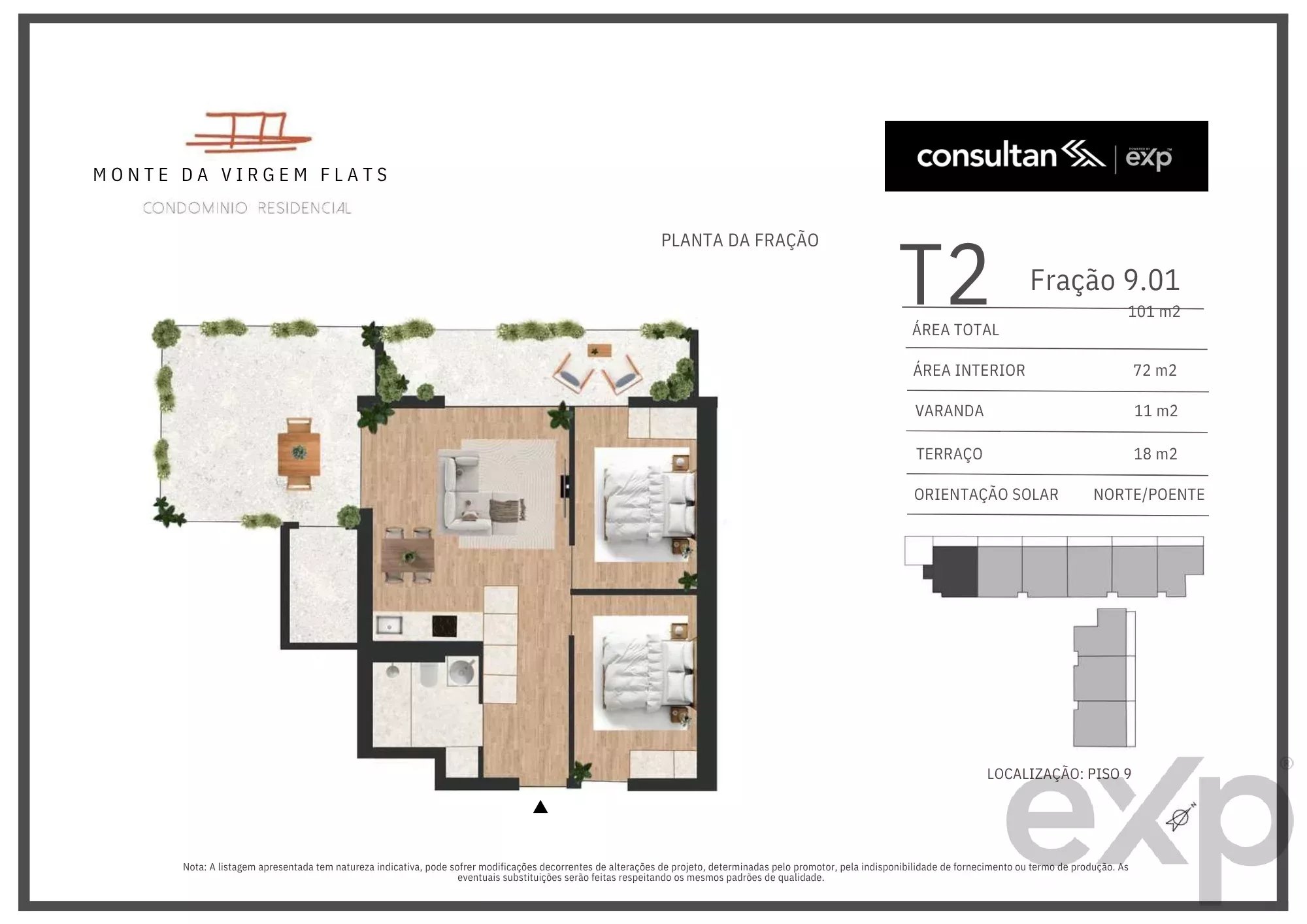 Apartamento T2 - Vila Nova de Gaia - PORTO