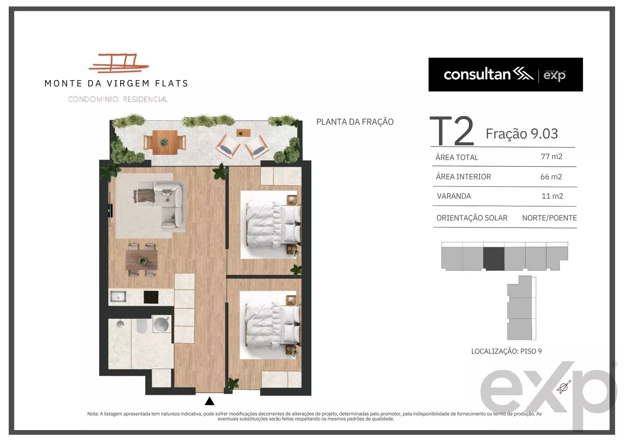 Apartamento T2 - Vila Nova de Gaia - PORTO