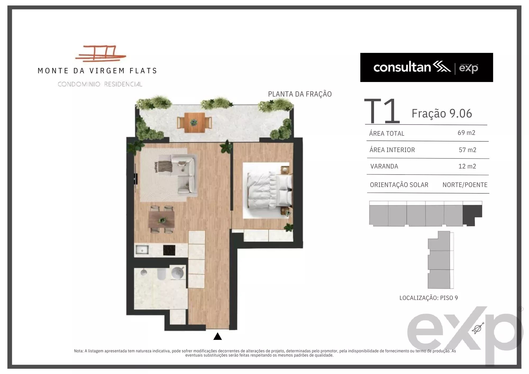 Apartamento T1 - Vila Nova de Gaia - PORTO