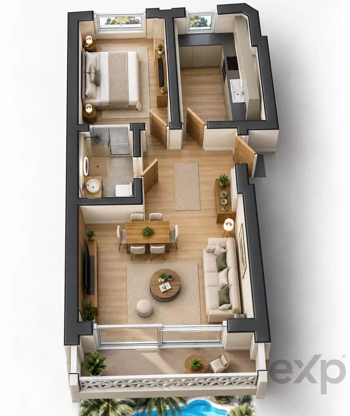 Apartamento T1 em condomínio com piscinas, Vilamoura, Algarve, Portugal 87355435 image 31