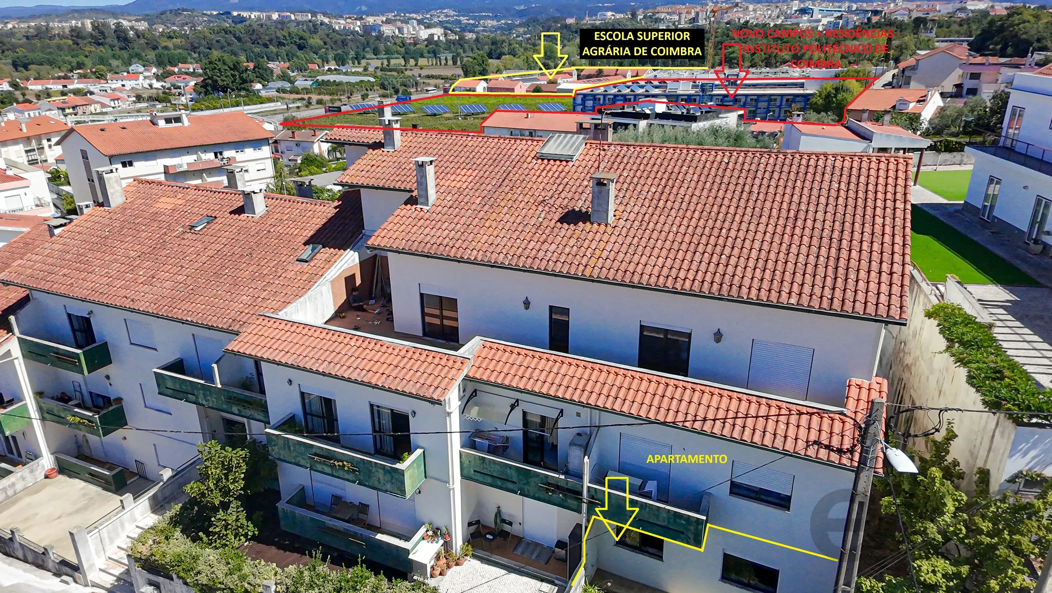 3-Bedroom Apartment with 85.6m² and Parking in Coimbra