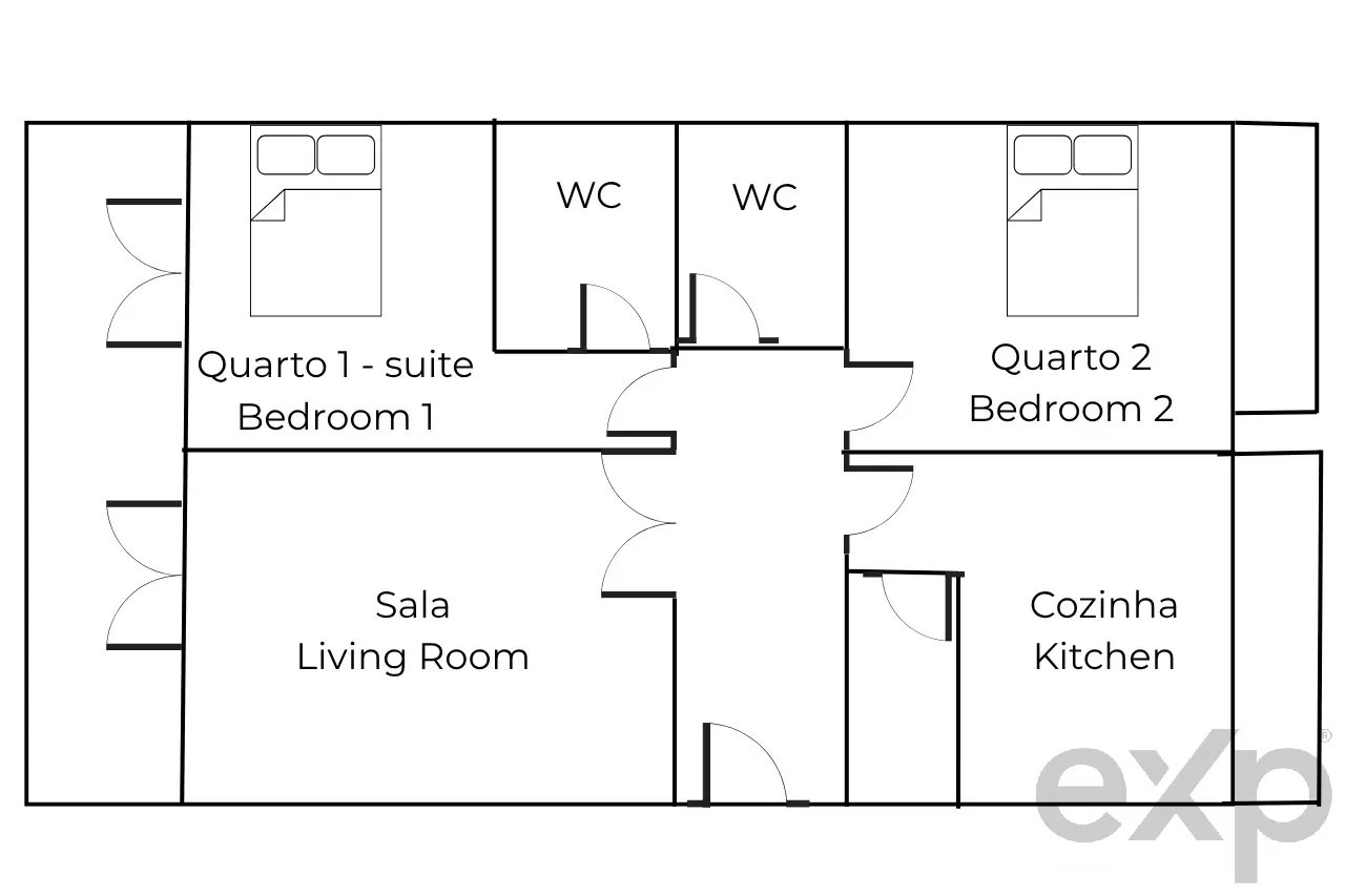 Apartamento T2 com terraços, 2 piscinas, vistas para a natureza e licença AL para investidores 87494647 image 31