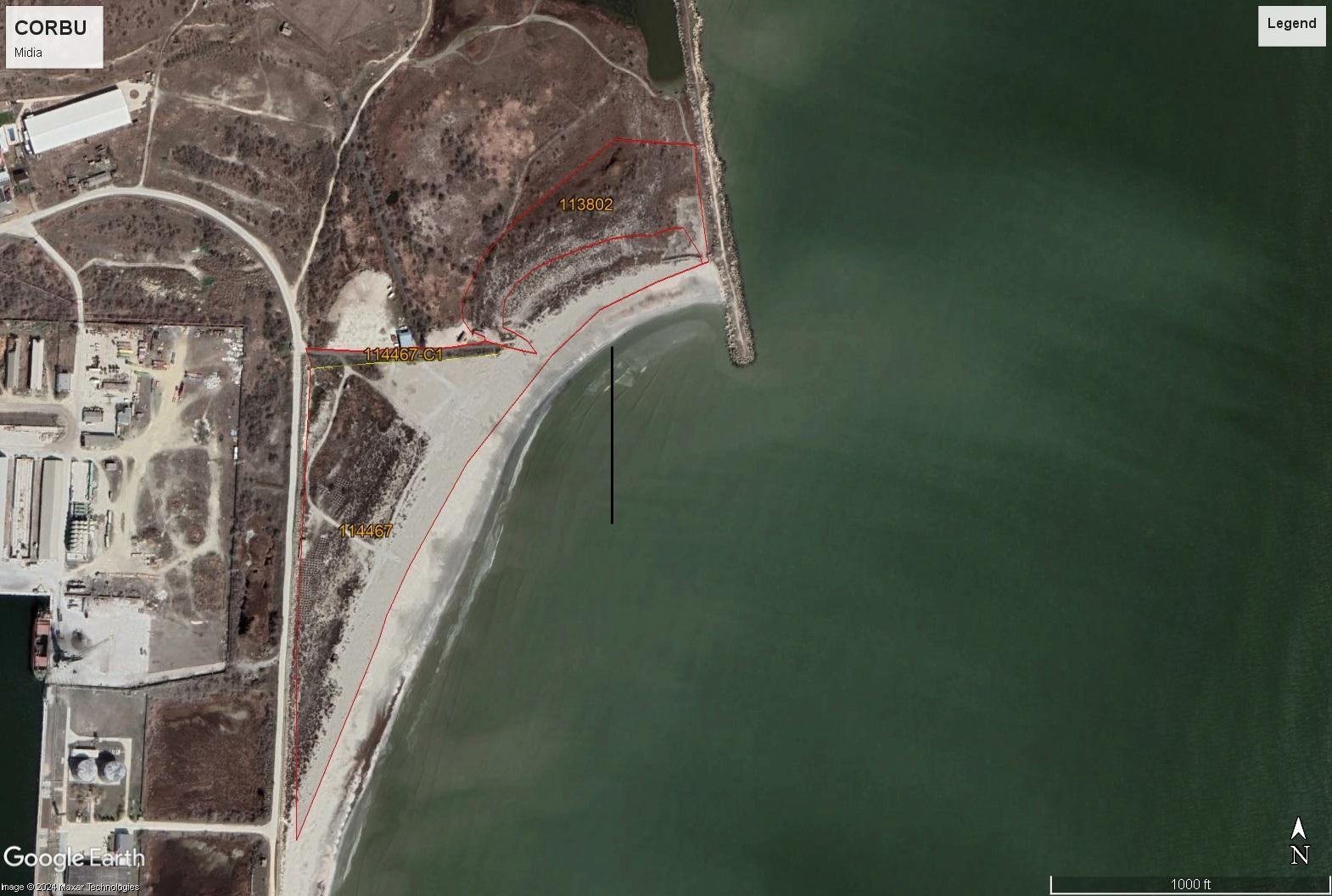 De vânzare teren extravilan 5000 m², Loc. Corbu ( Port Midia ) , Jud. Constanta