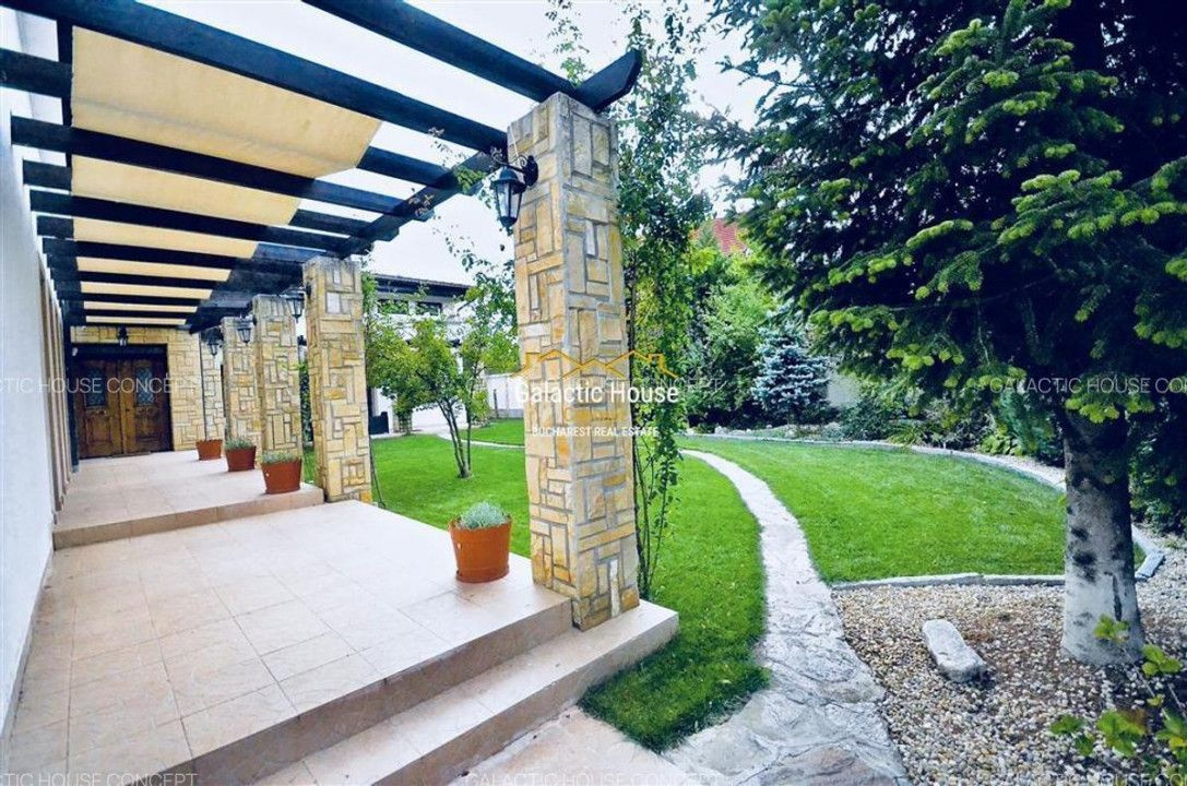 CASA EXCLUSIVISTA Mediteraneana de vanzare - PIPERA vedere PADURE- poiscina