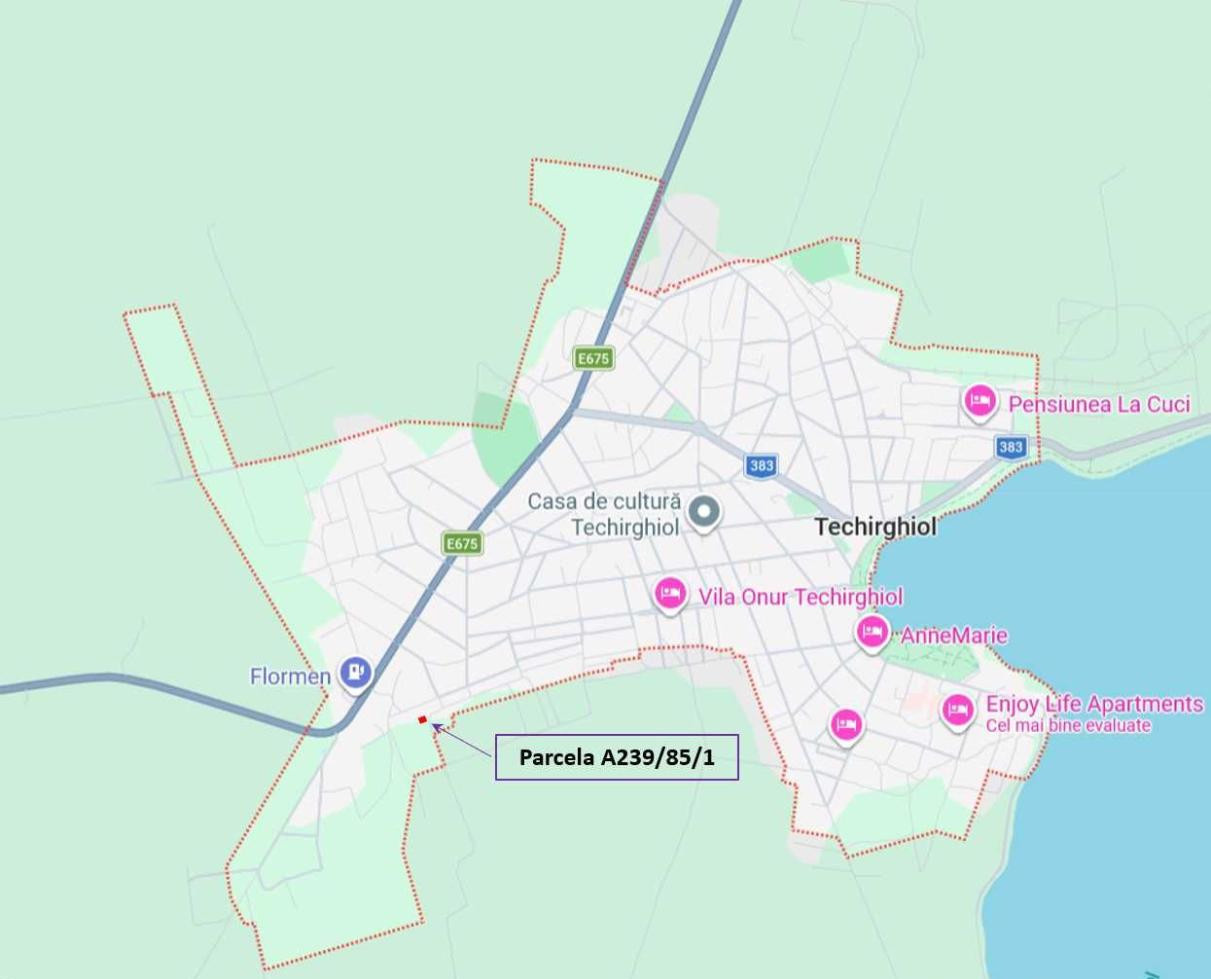 SUPER OFERTA!De vânzare teren intravilan 500 m² in Techirghiol, Jud. Constanta