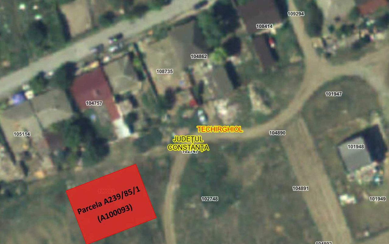 SUPER OFERTA!De vânzare teren intravilan 500 m² in Techirghiol, Jud. Constanta