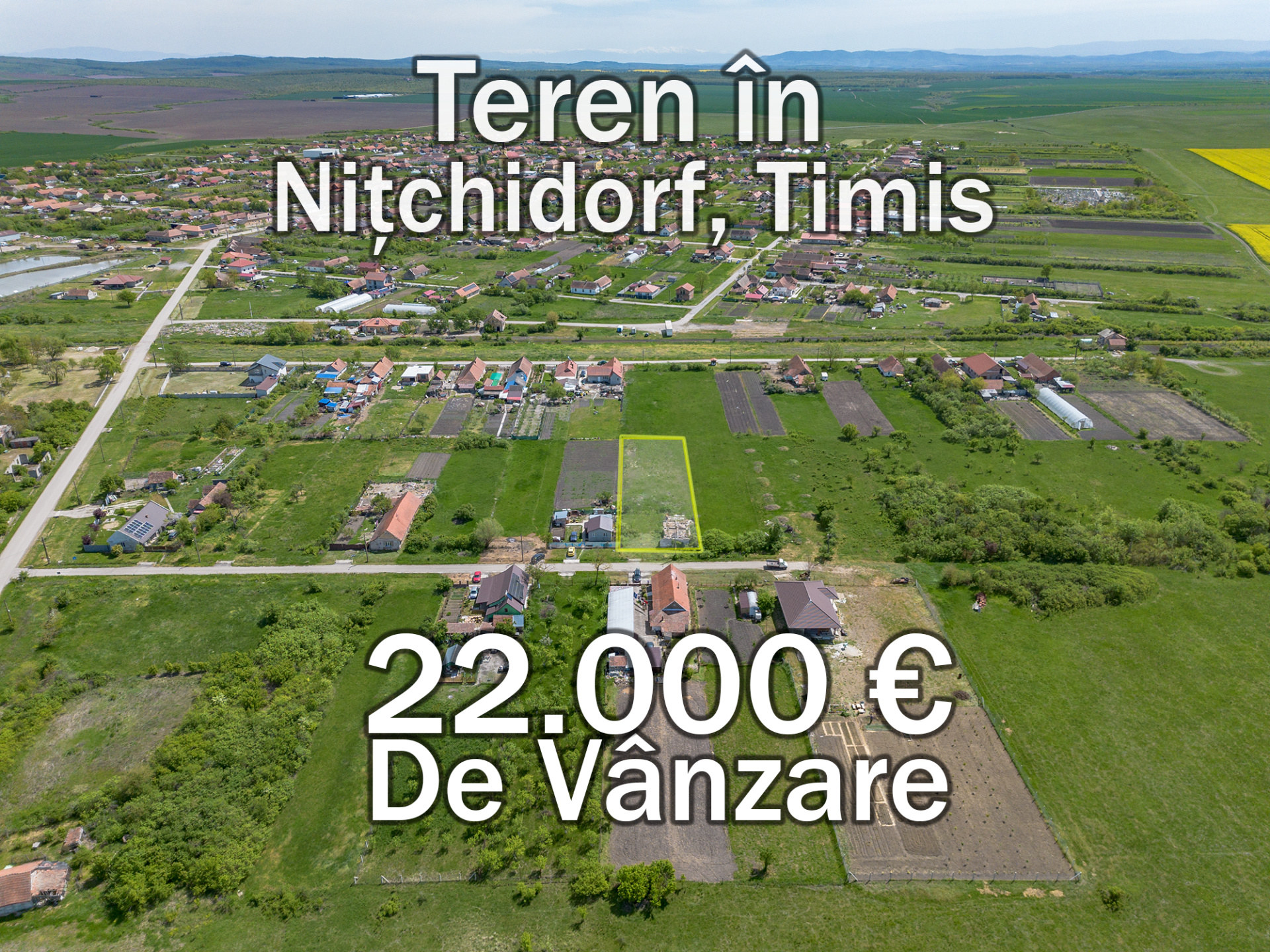 Teren de vânzare în Nițchidorf – 1.439 mp