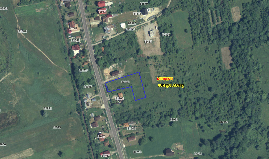 Teren de vânzare în AG Mihaesti