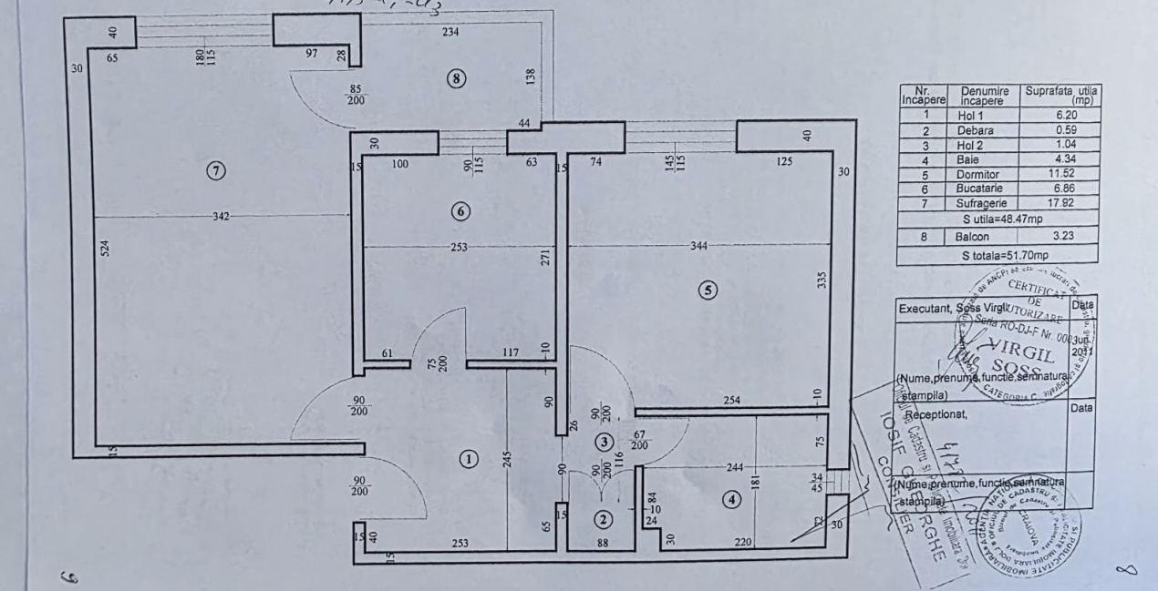 2-Room Apartment 52 sqm Rovine Craiova