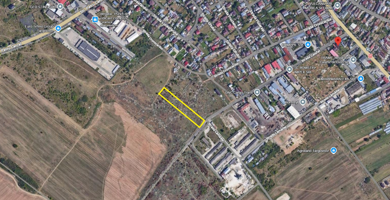 Teren de vânzare în DB Targoviste
