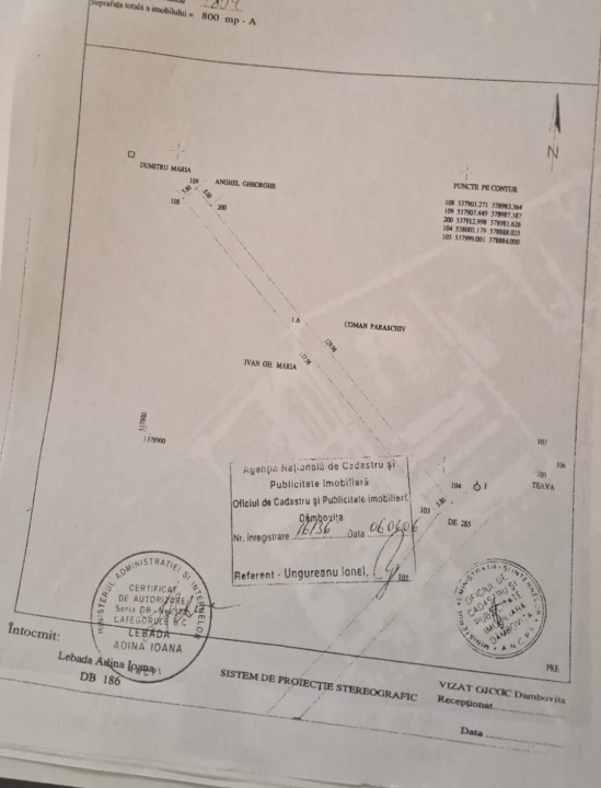 Teren de vânzare în DB Targoviste