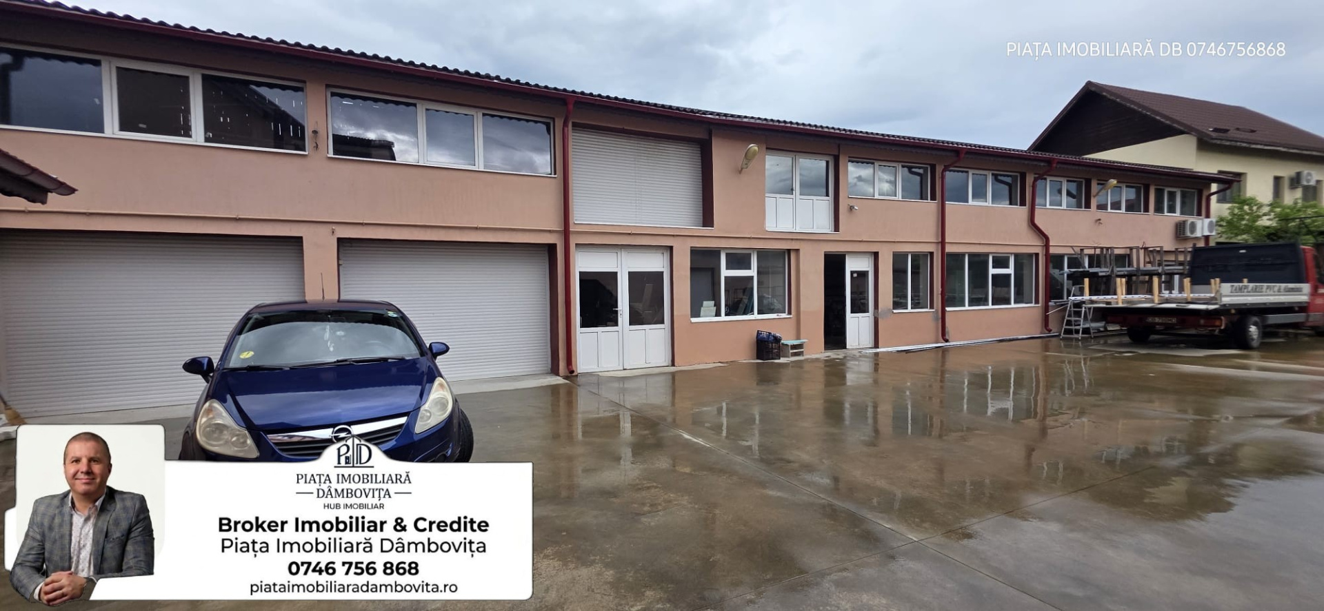 Complex Comercial și Industrial Clasa A – 781 mp Utili, Acces TIR, Stradal