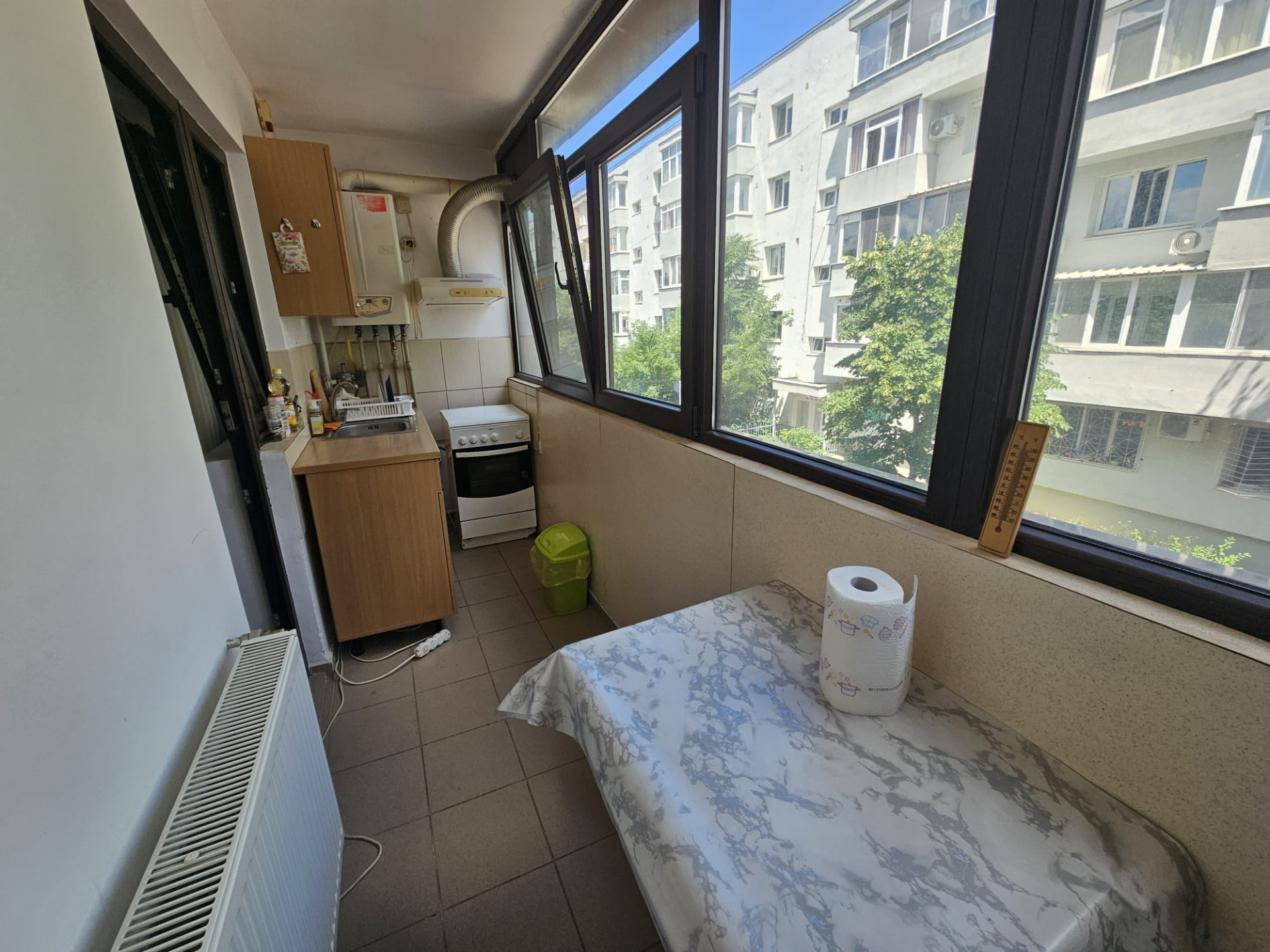 Dristor, 10 min de metrou, de inchiriat 2 camere cu centrala proprie