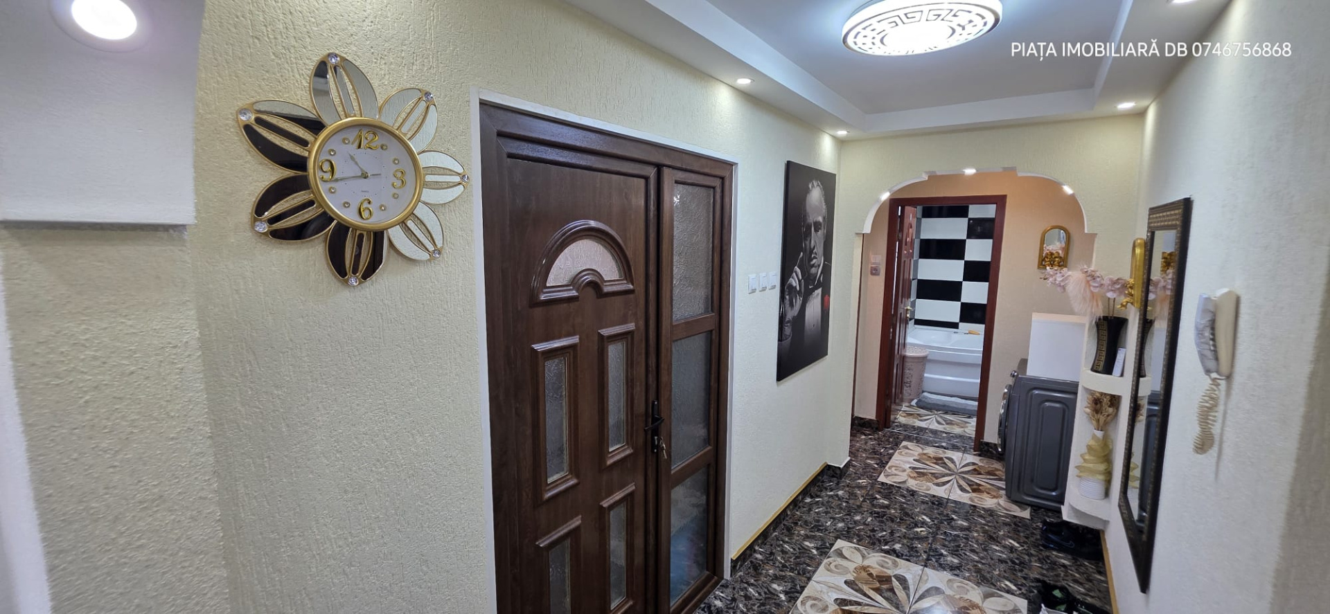 Apartament unic de 4 camere (reorganizat inteligent), Mobilat & Utilat - etaj 2