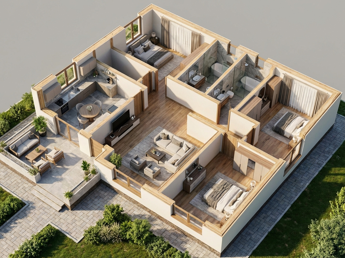 TVA inclus | Case cu 4 camere in Trivale - Zona Padurea de Pini
