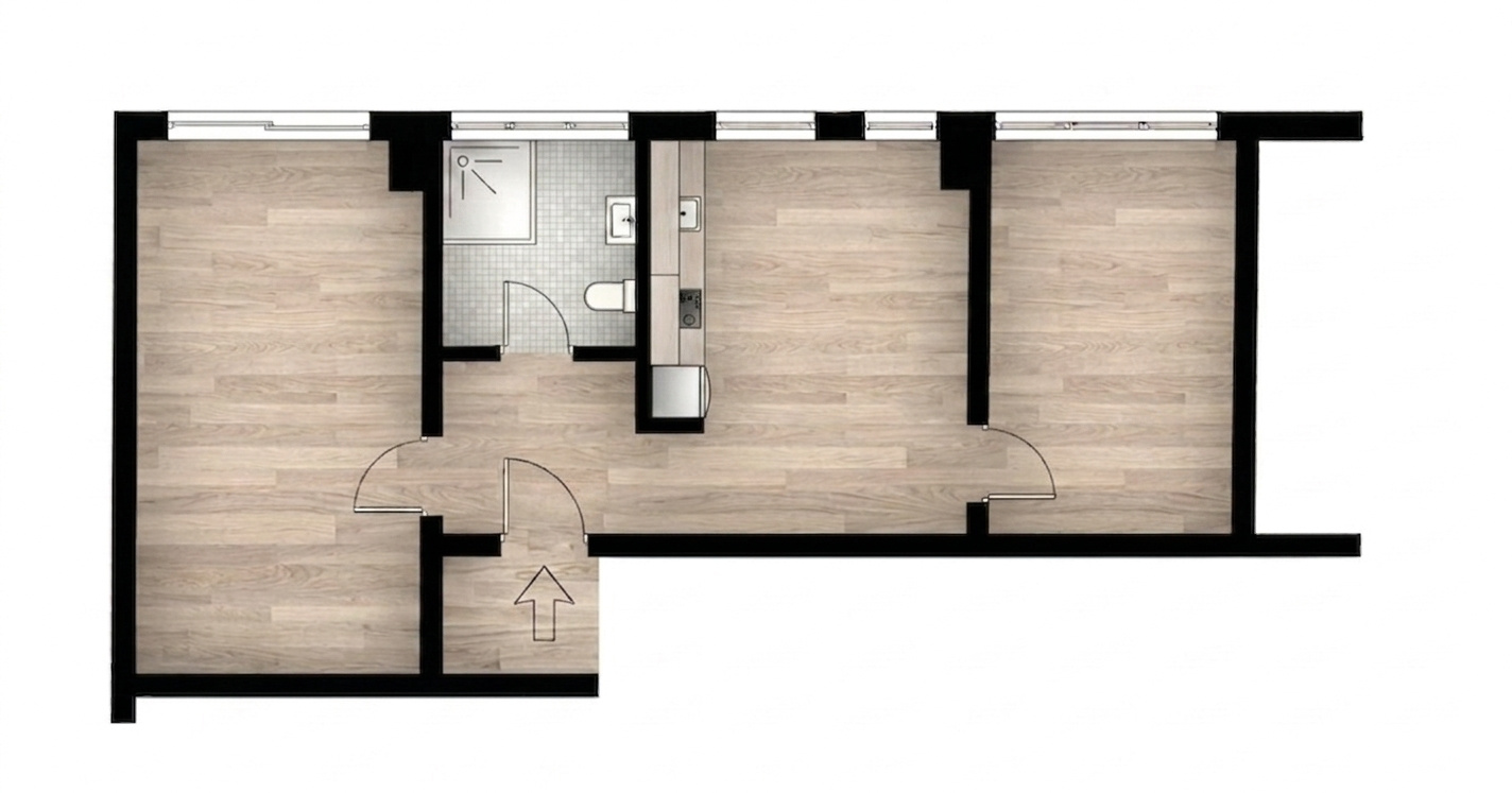 Apartament de vânzare în CJ Cluj-Napoca, Treboniu Laurian Nr. 3 ([object Object]), 55 m²
