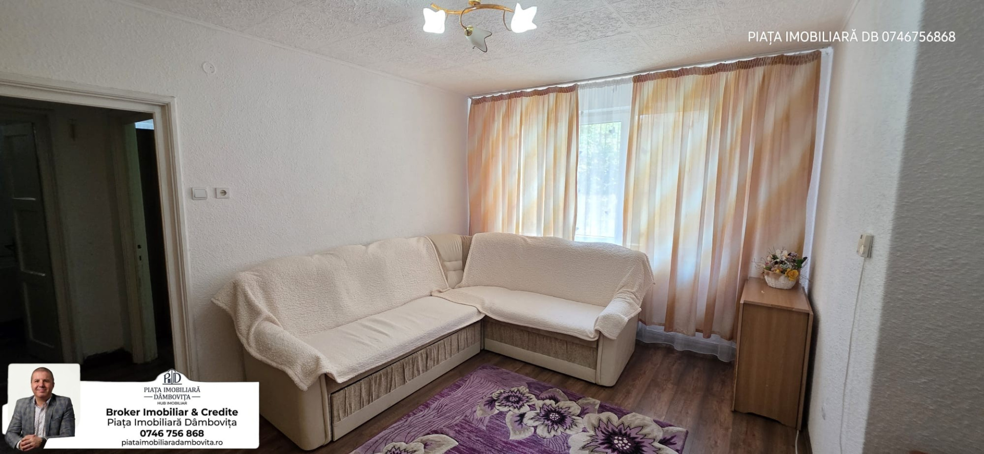 Apartament de închiriat în DB Targoviste, 50 m²