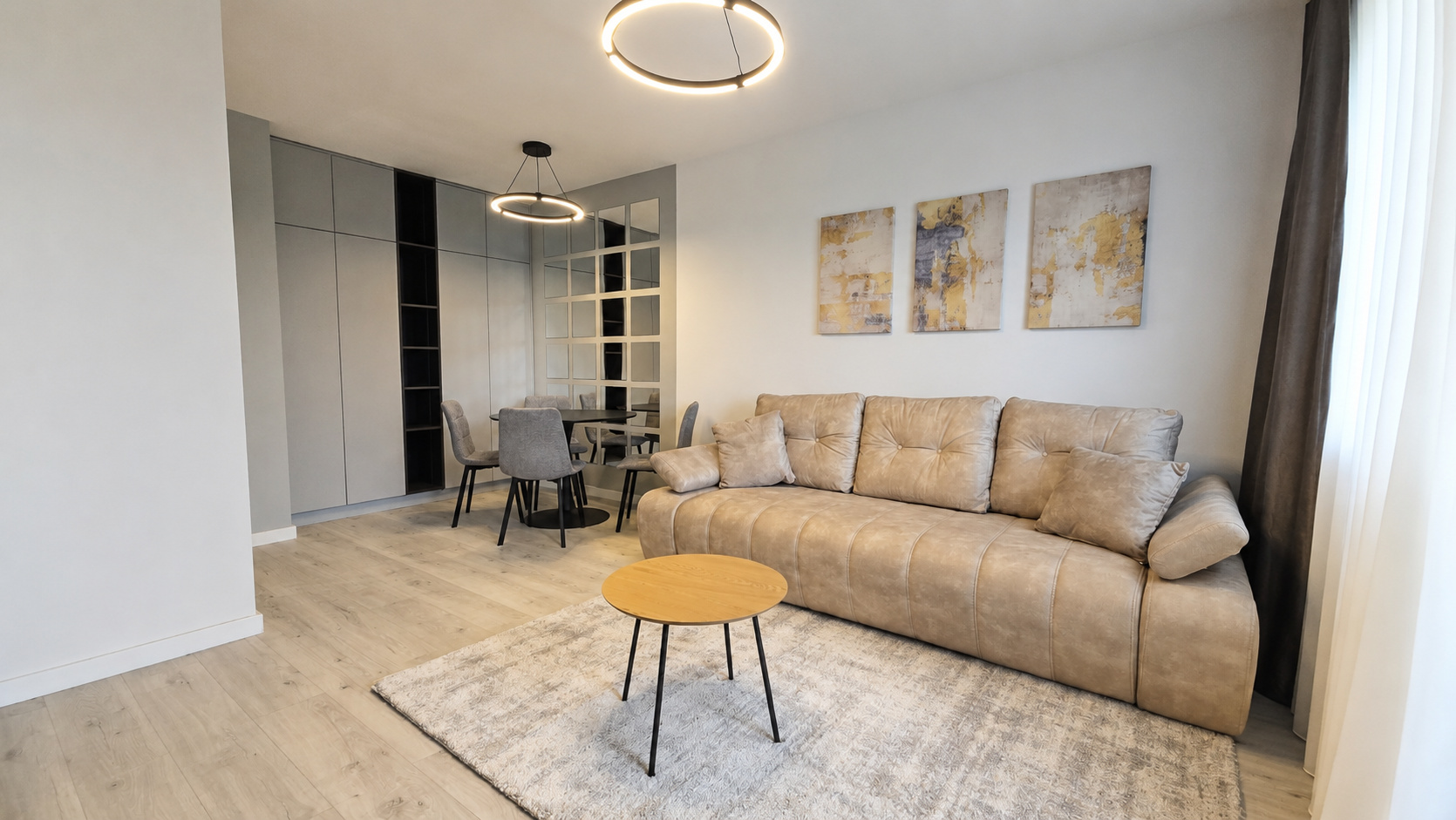 Prima închiriere | 2 camere, balcon 14,6 mp și parcare – Coder Residence