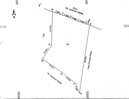Teren de vânzare – Str. Izvorului, Pitești, zona Stadion