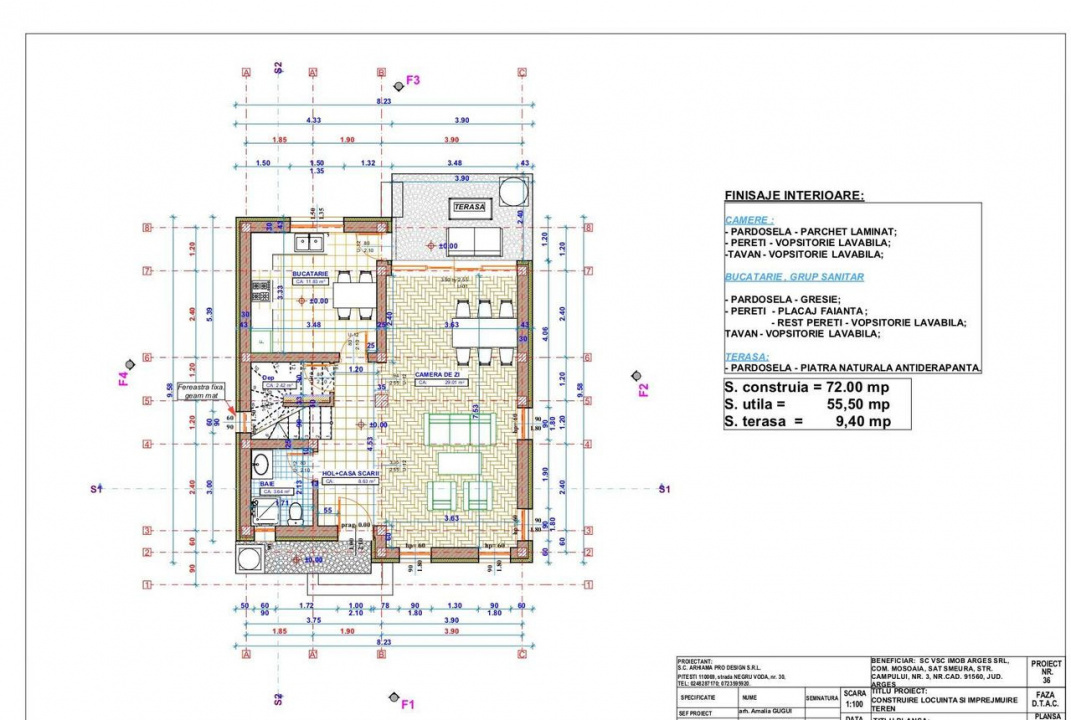 Case moderne de vânzare – Trivale, Str. Câmpului, Pitești