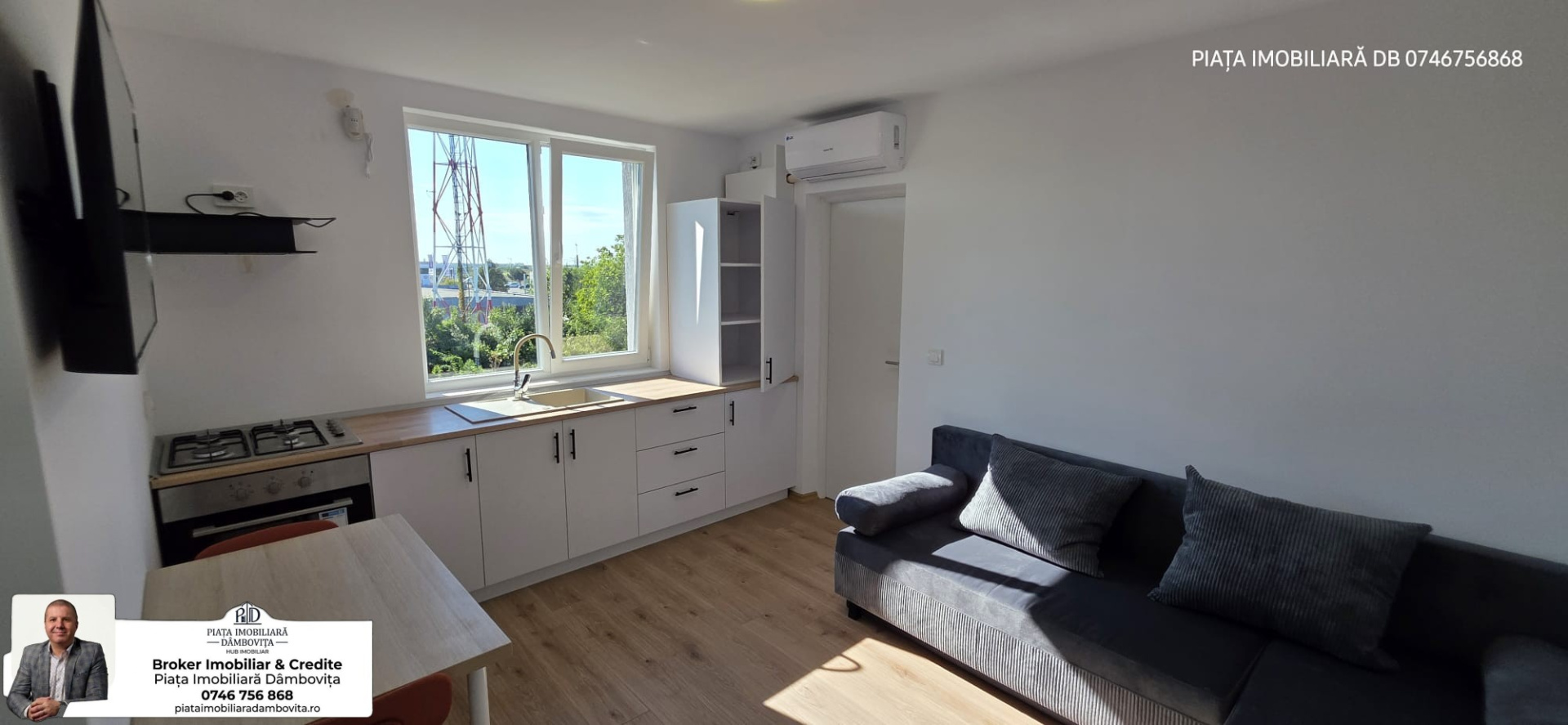 Apartment de închiriat în DB Targoviste, 35 m²