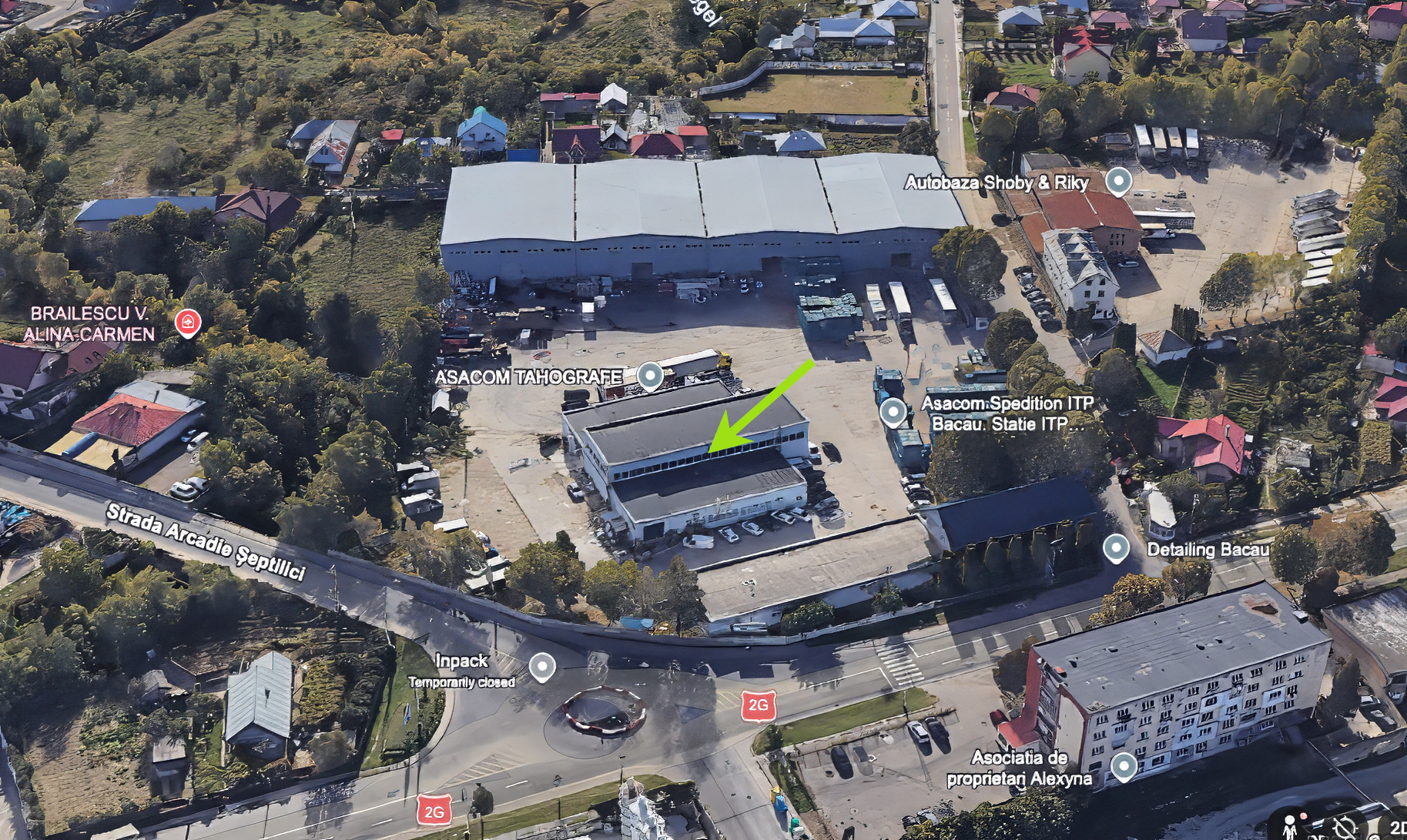 Industrial for rent in BC Margineni, 863 m²
