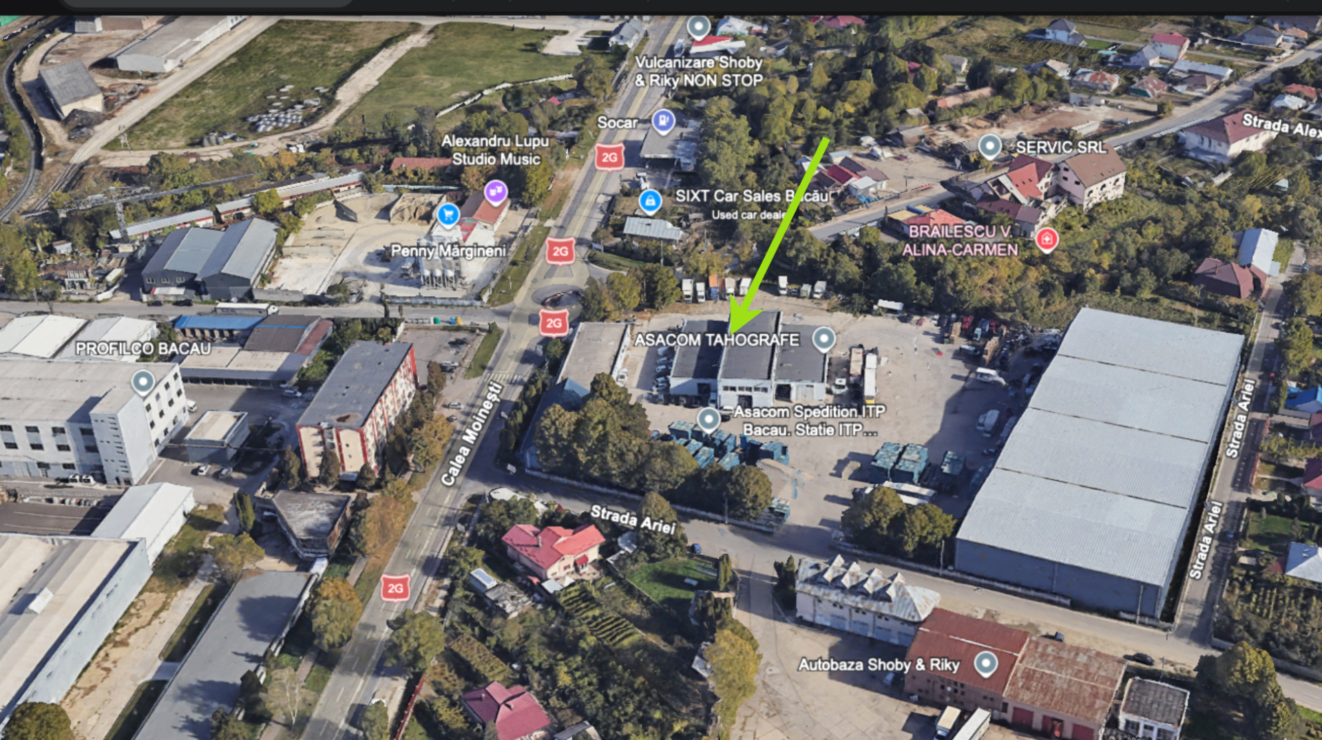 Industrial for rent in BC Margineni, 863 m²