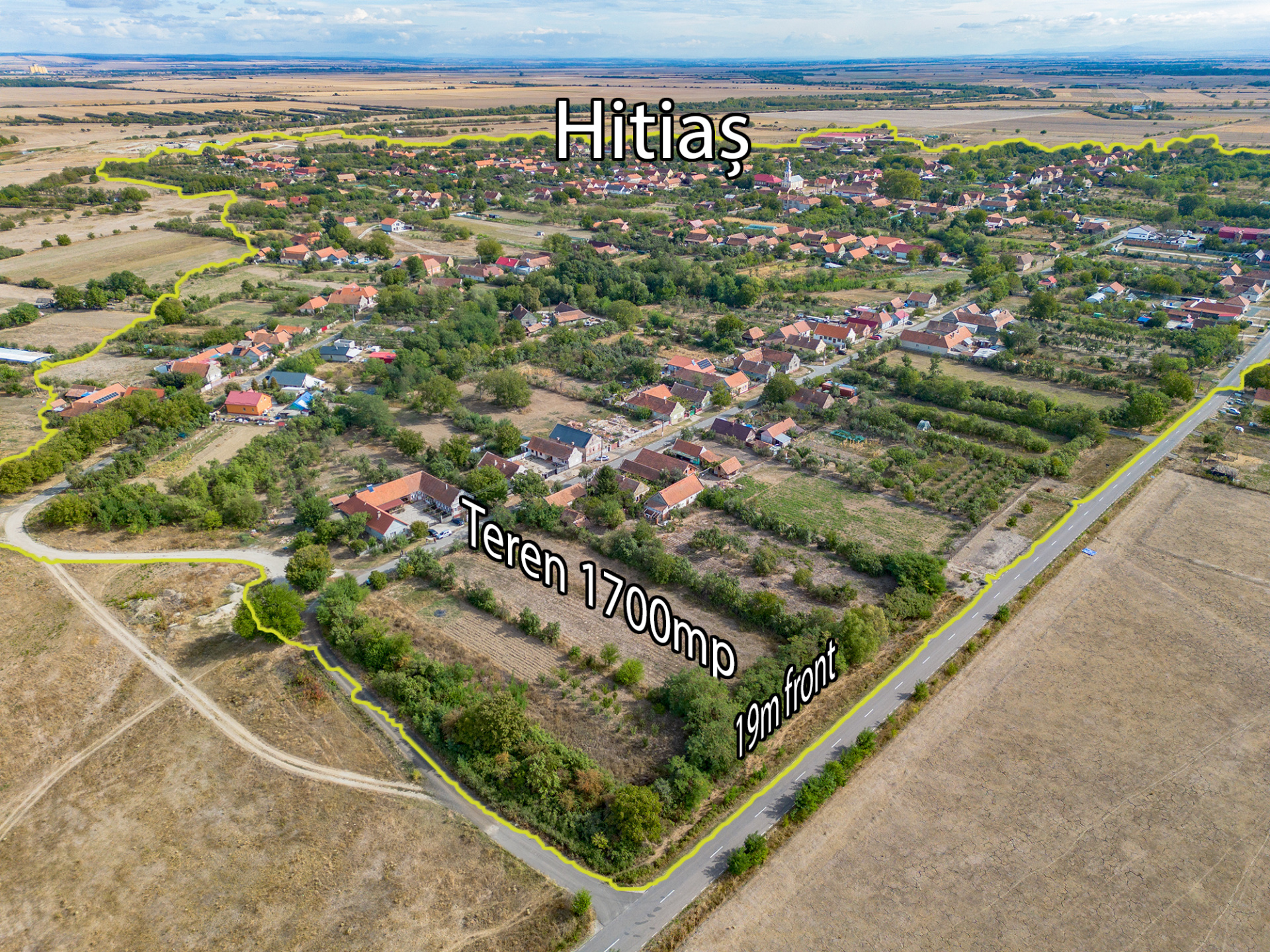 De vânzare teren intravilan | Hitiaș | Comision 0%