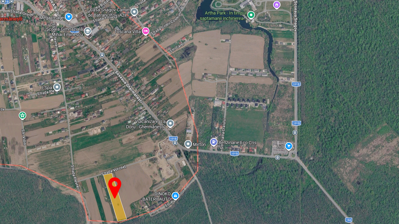 Teren Intravilan Ghermanesti Padure