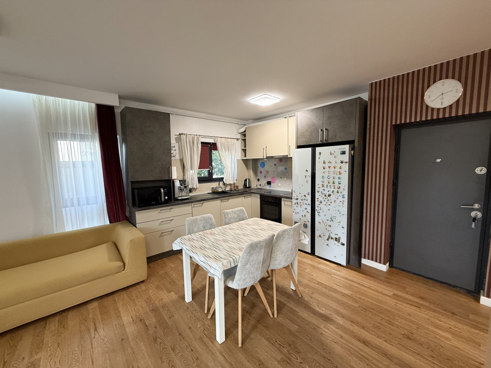 Apartament cu 2 camere și curte proprie, cartierul Borhanci