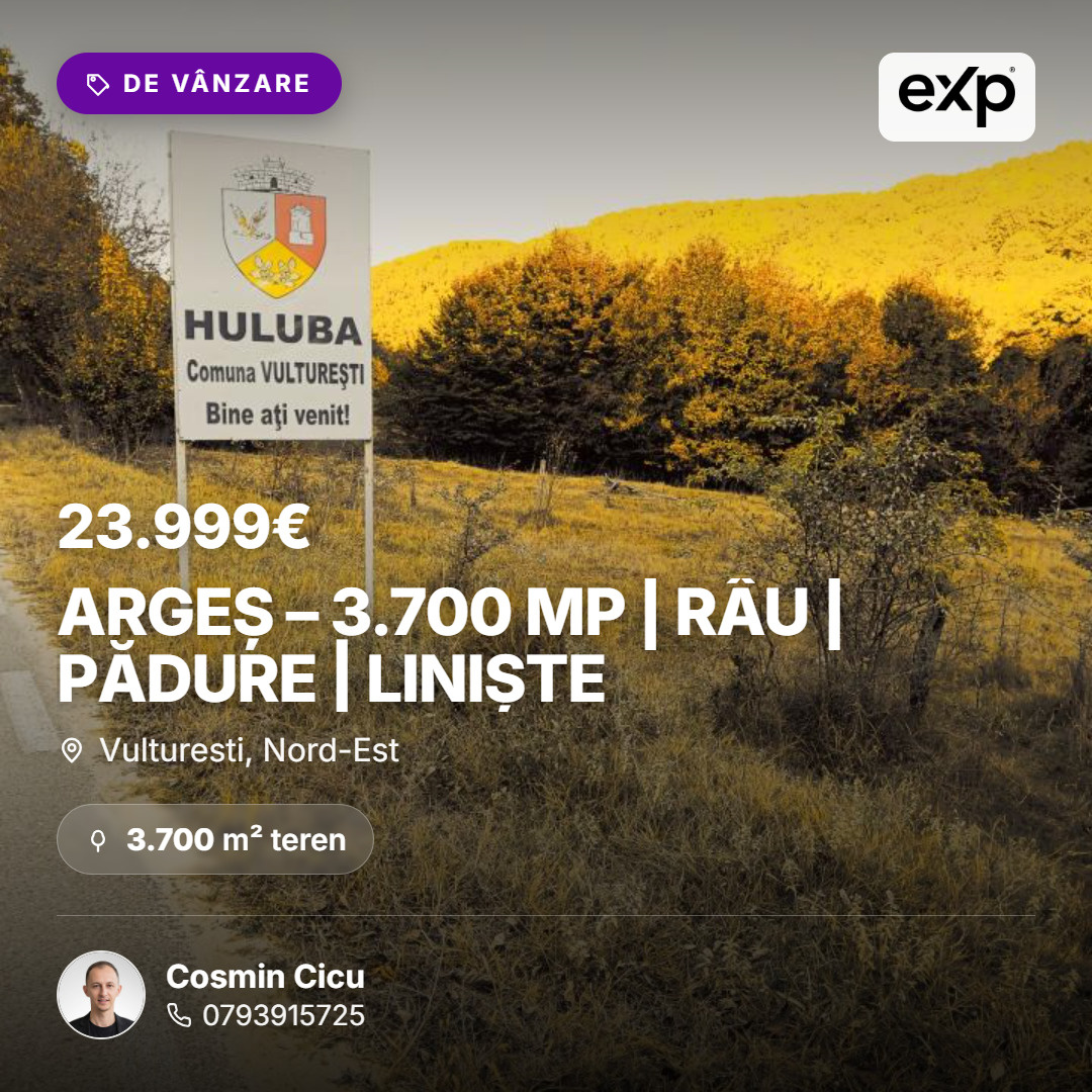 TERENUL PE CARE NU-L CAUȚI… DAR CÂND ÎL VEZI, ÎL VREI!